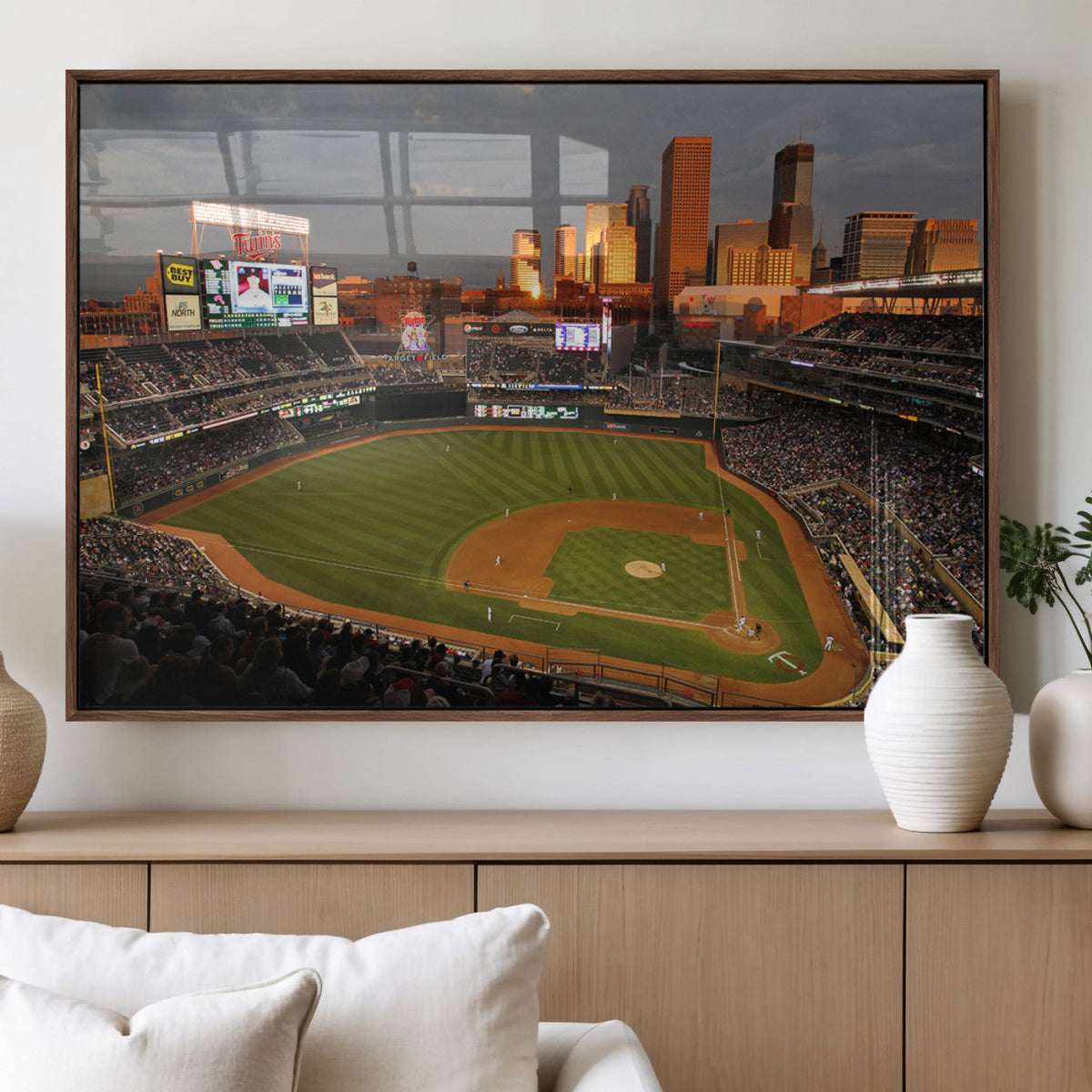 Minnesota Twins Baseball Team Print - Minneapolis Target