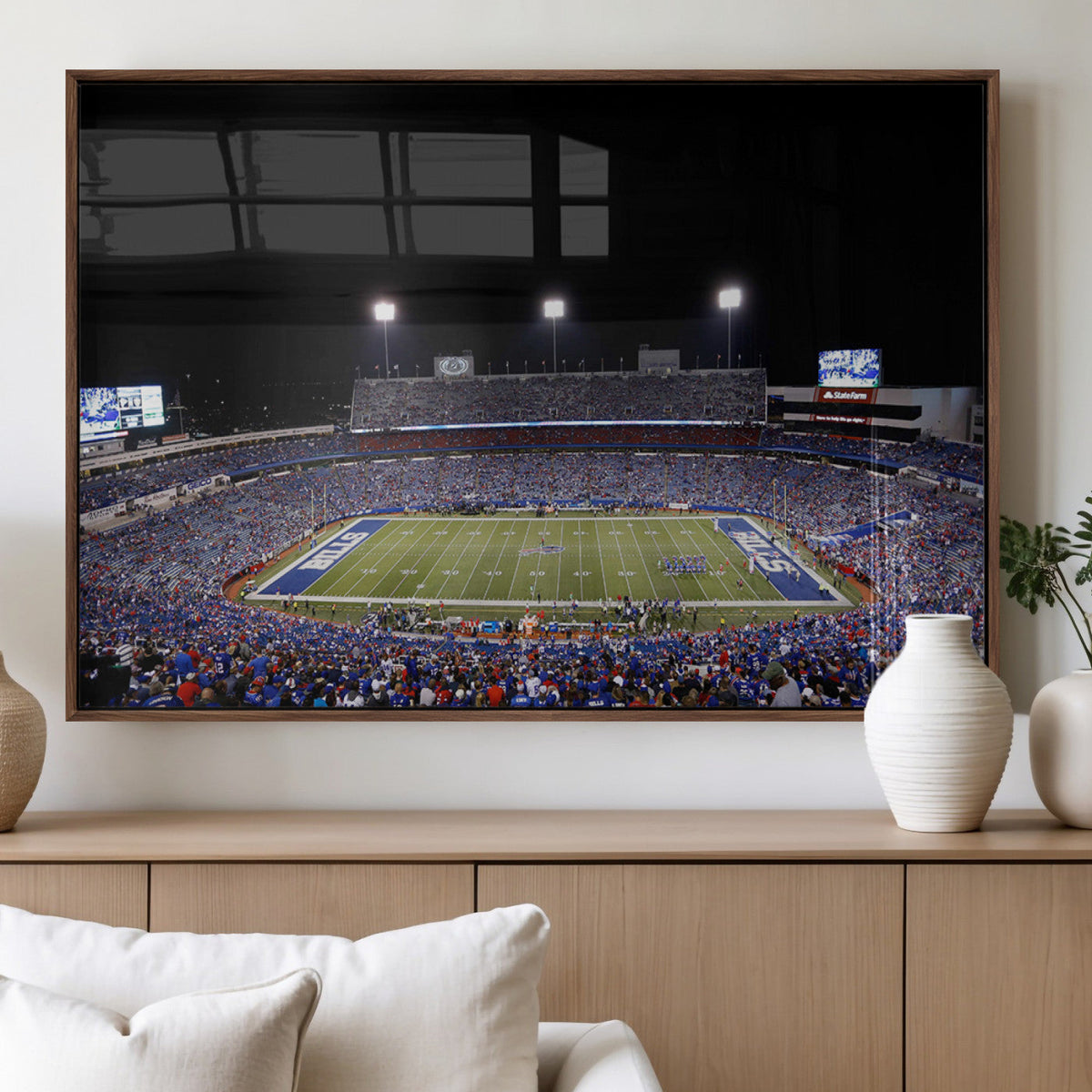 Buffalo Bills Wall Art - Buffalo Bills Stadium Canvas Print,