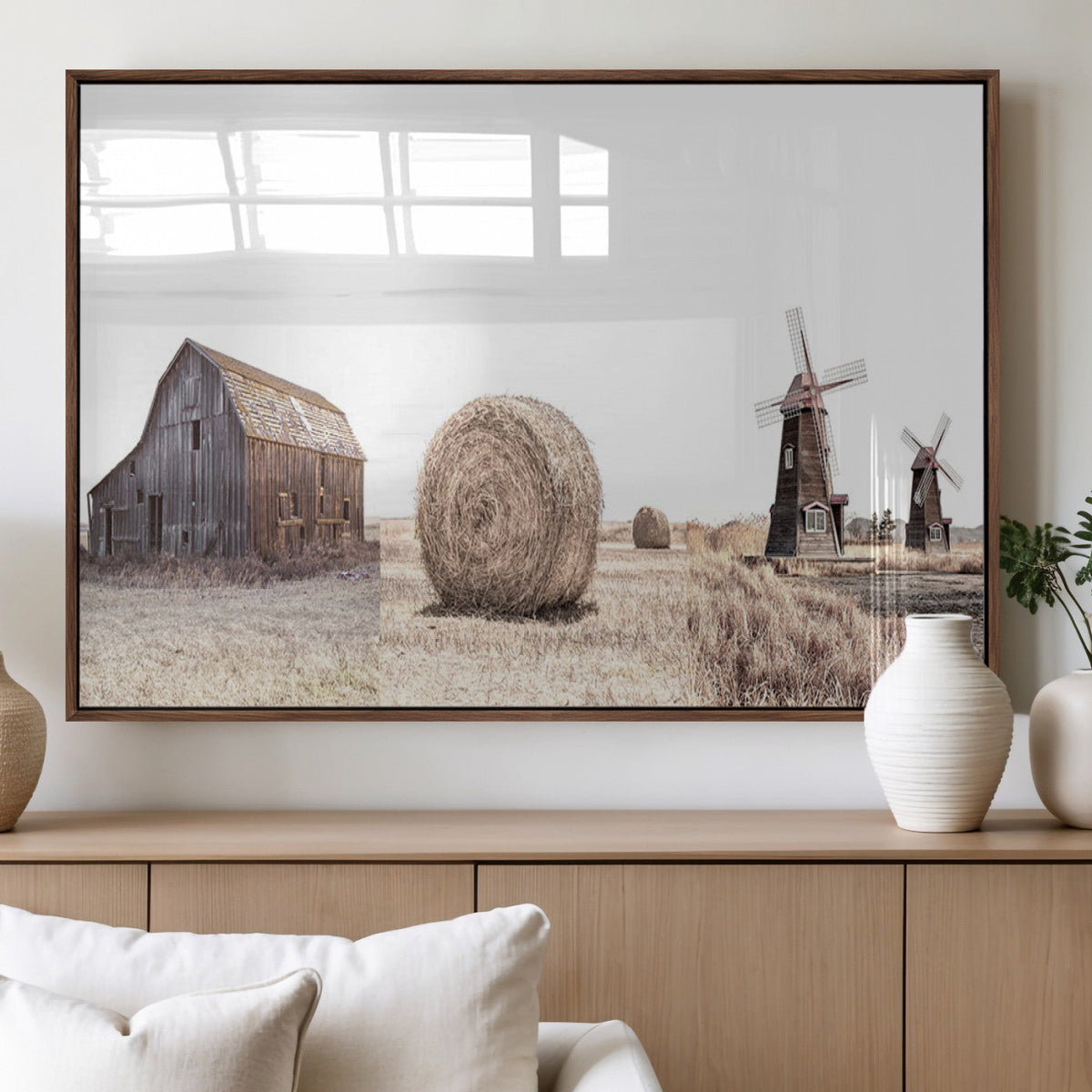 Farm Prints Set, Set of 3 Farmhouse Wall Art, Country House