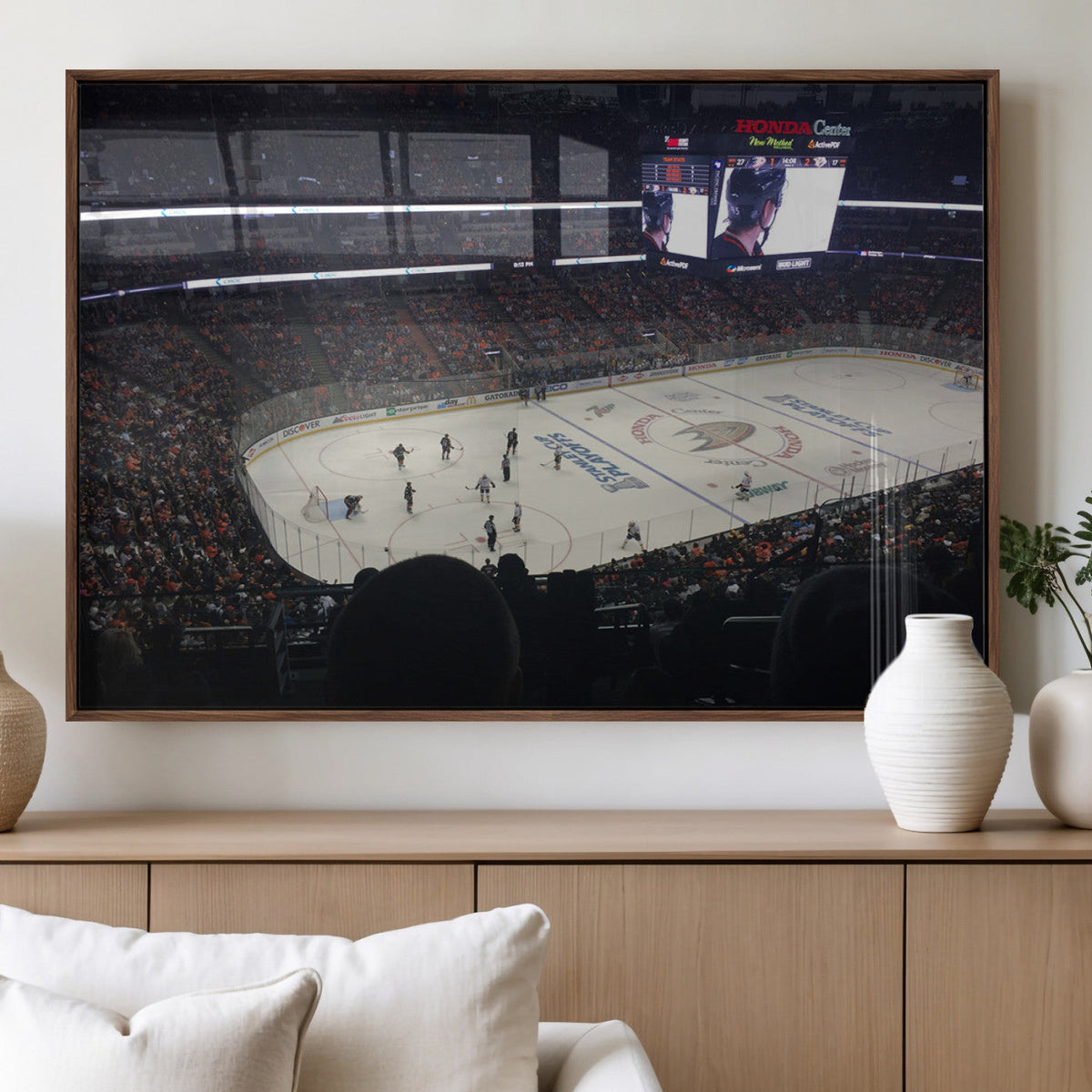 Honda Center California Anaheim Ducks Hockey Stadium Wall