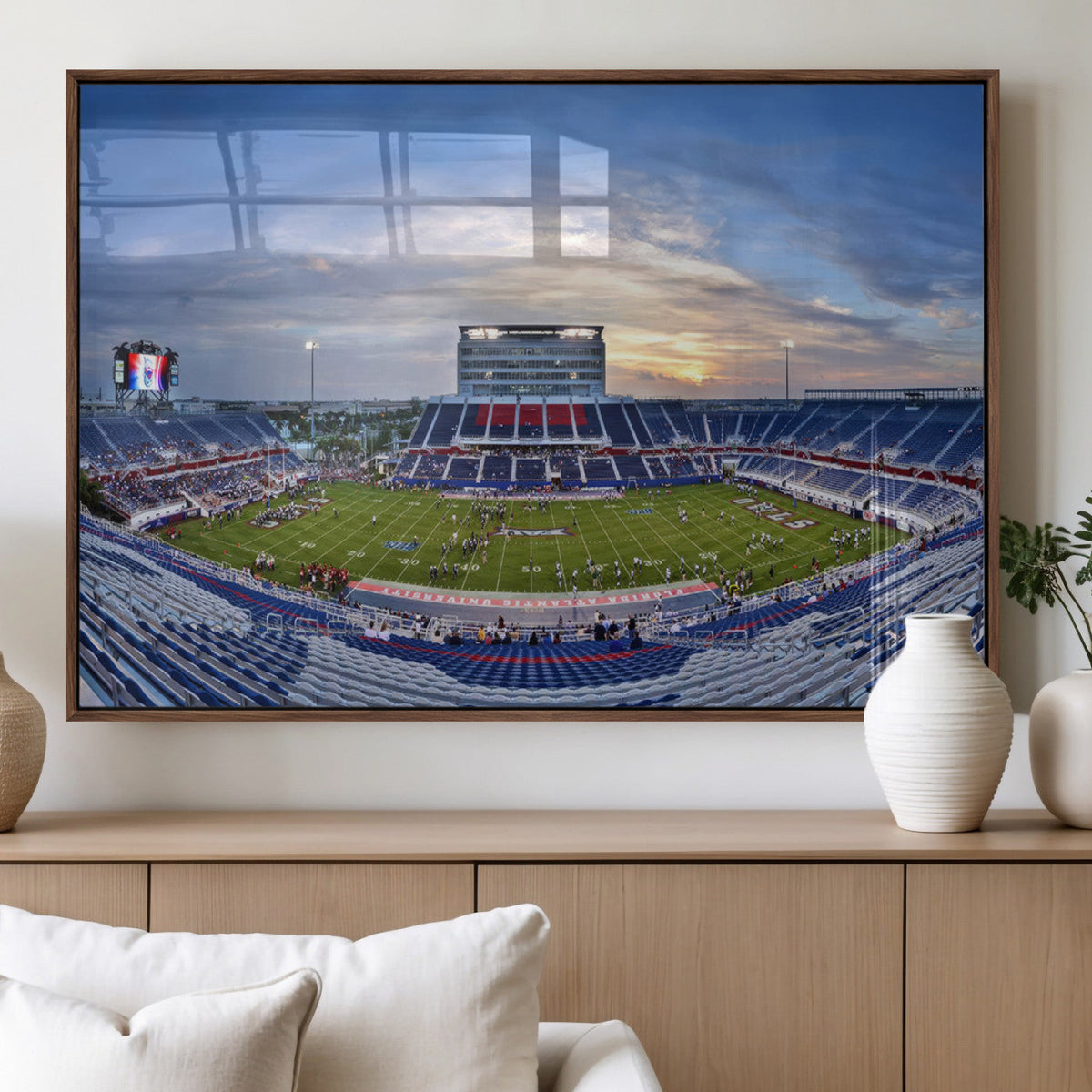 Florida Atlantic University Owls Football Team Print - Boca