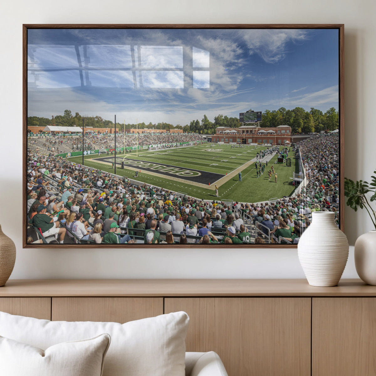 University of Charlotte 49ers Football Team Print -