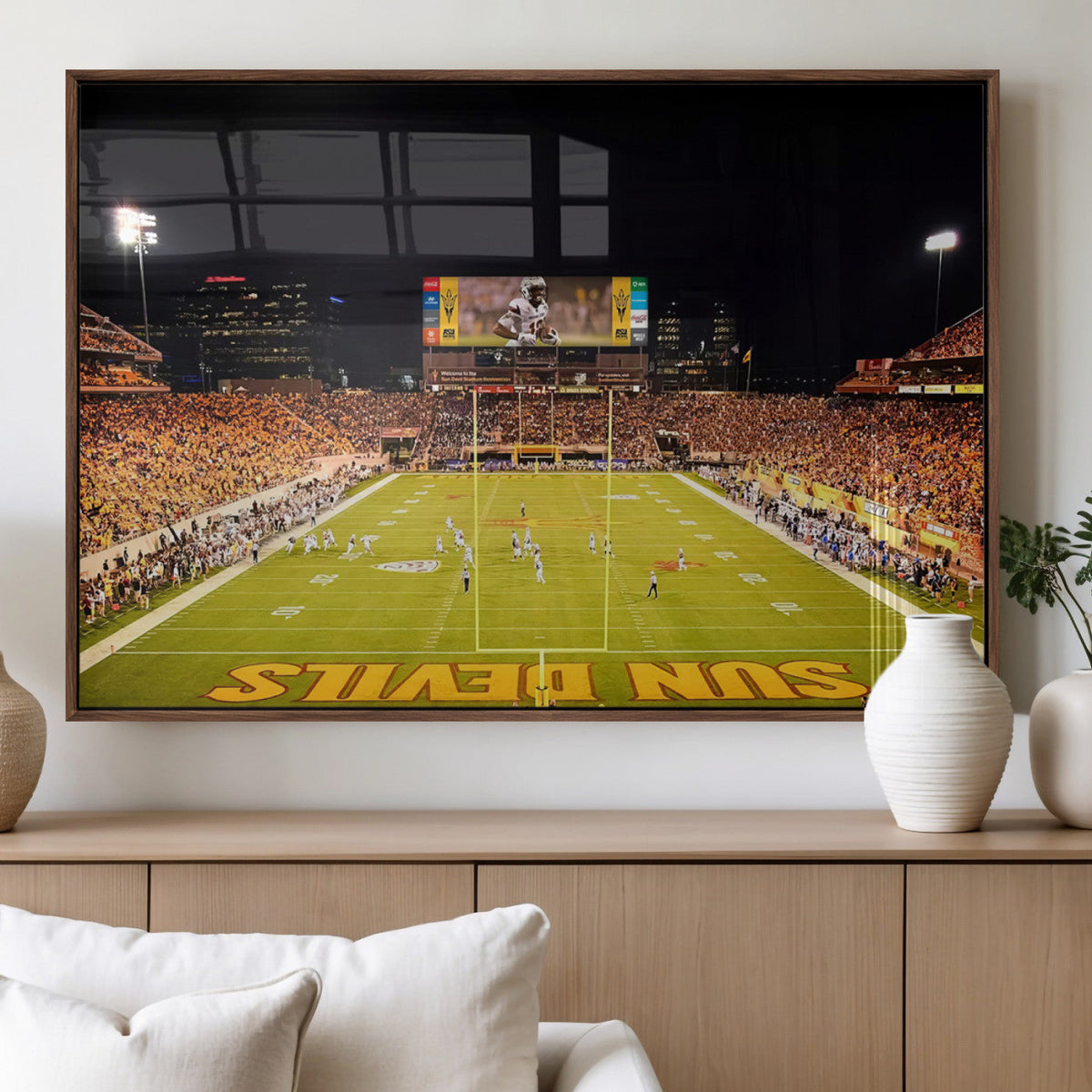 ASU Sun Devils Football Team Print - Phoenix Mountain