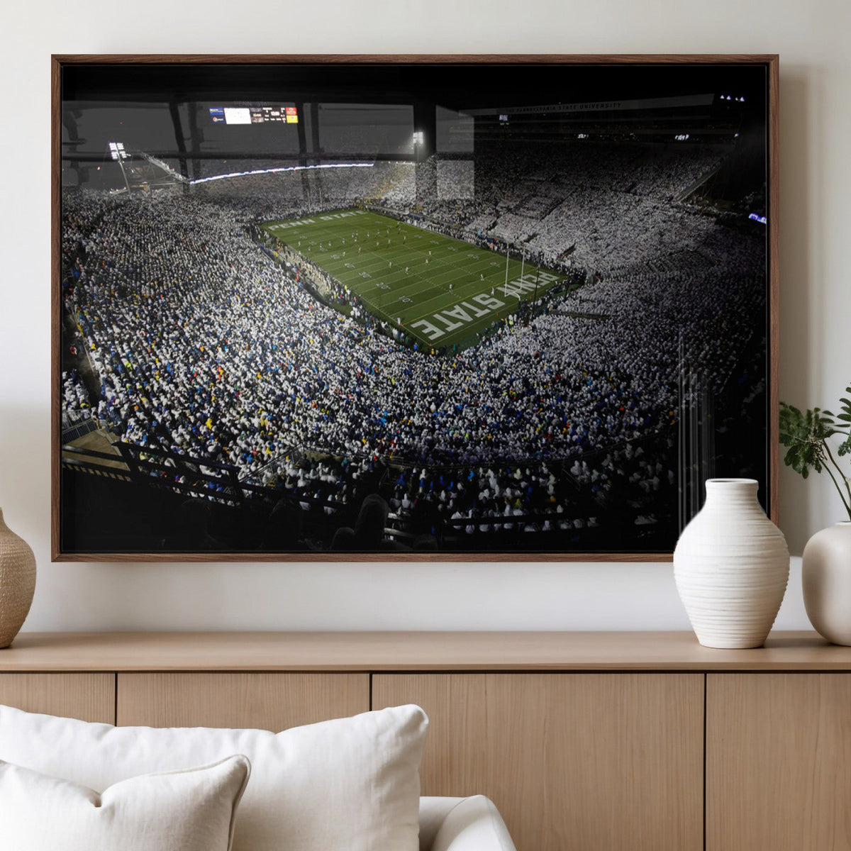 Penn State Football Stadium Wall Art - Beaver Stadium Canvas