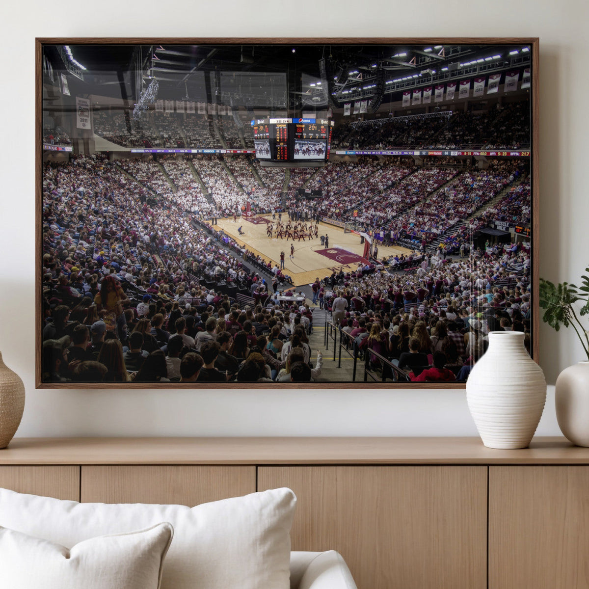 University of Nebraska Cornhuskers Basketball Team Print -