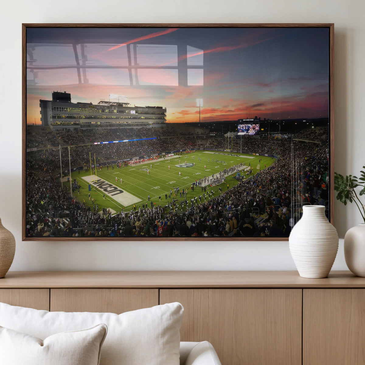 The University of Connecticut UCONN Huskies Football Team