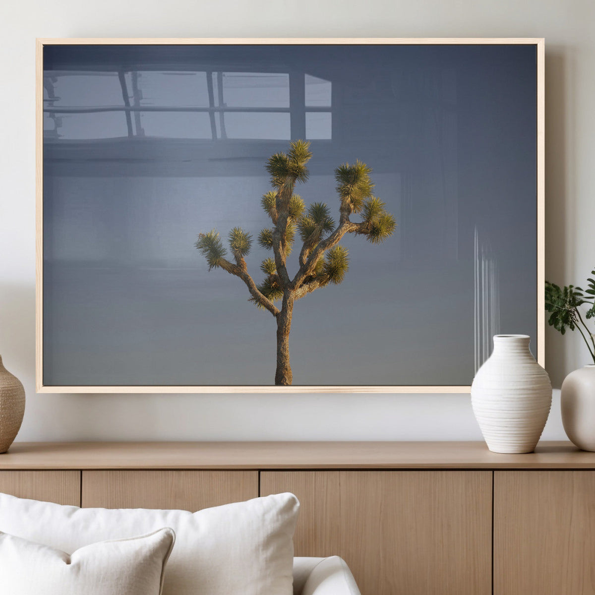 Joshua Tree Wall Art Canvas Print – Framed Southwestern