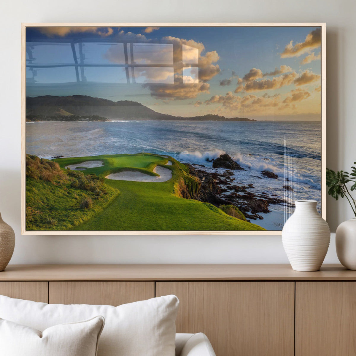 Pebble Beach Golf Links Wall Art Canvas Print – Iconic