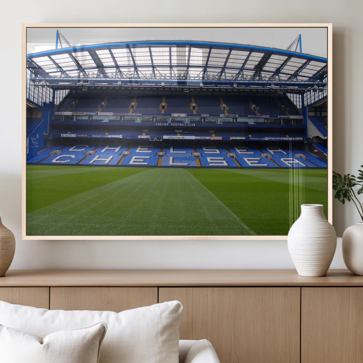 Stamford Bridge Chelsea Football Stadium Canvas Wall Art