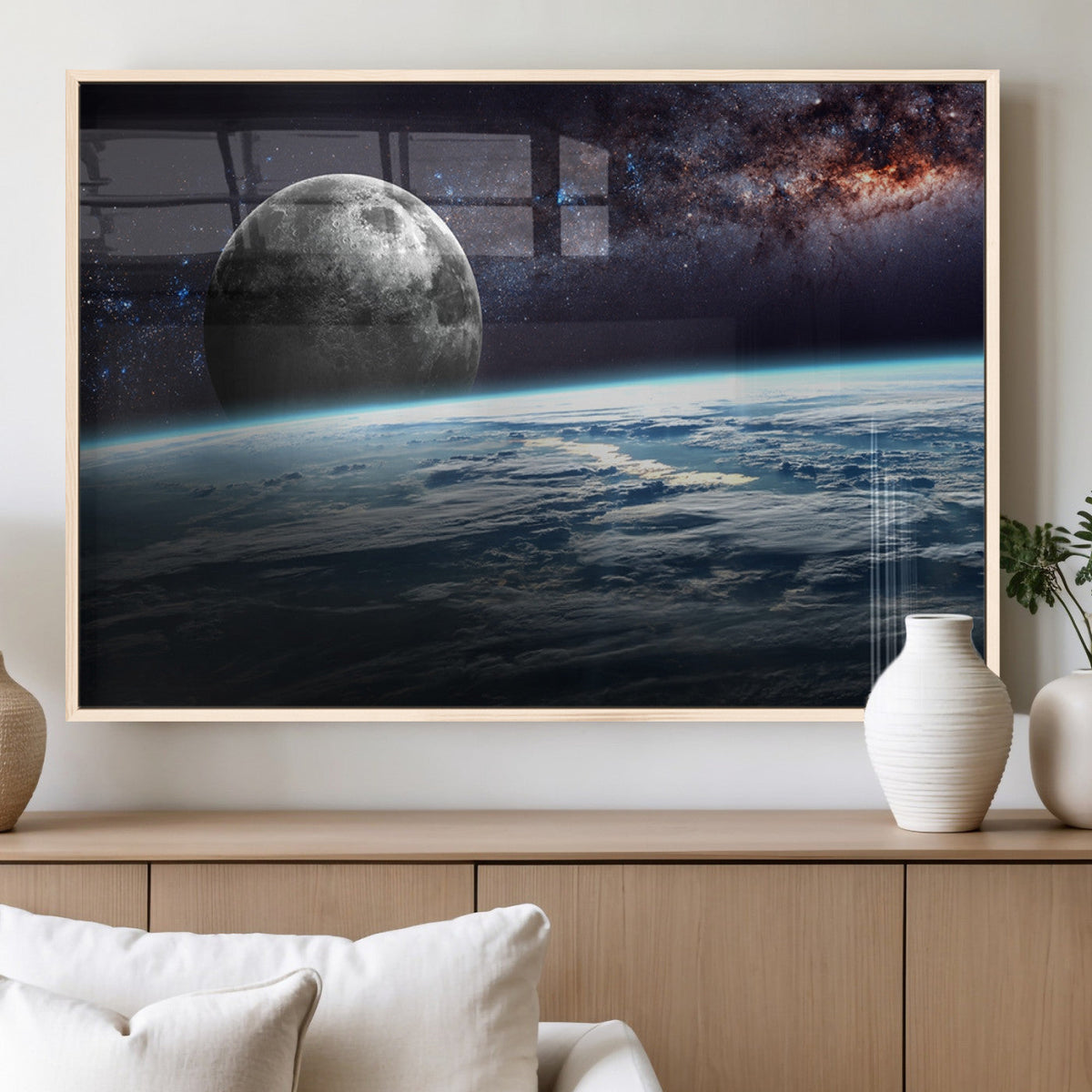 Space and Planet Canvas Print