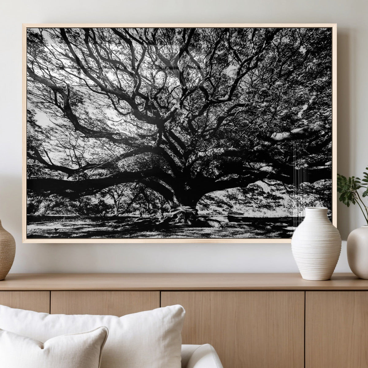Mighty Angel Oak Wall Art | Angel Oak Tree Art Print