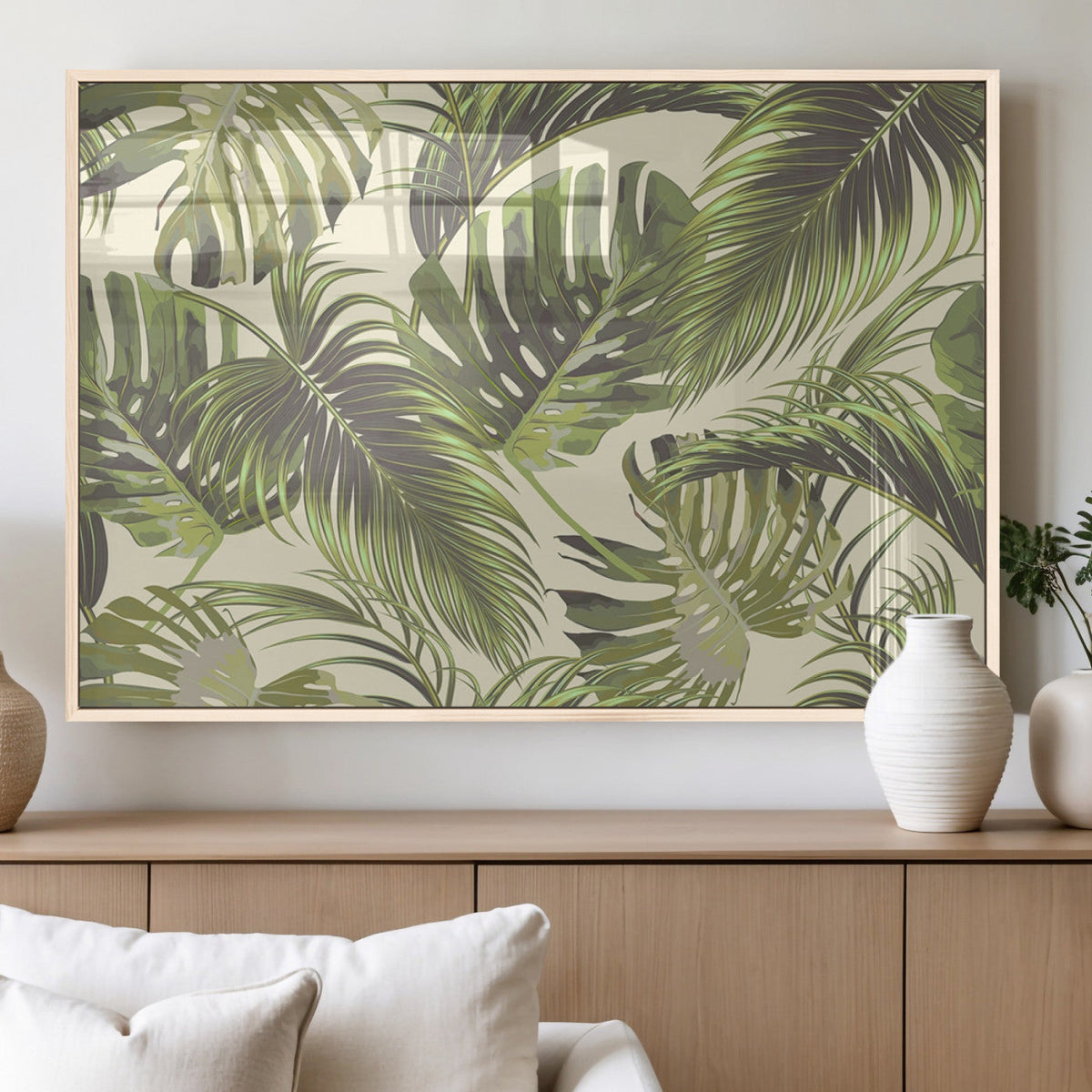 Palm Leaves Canvas Print