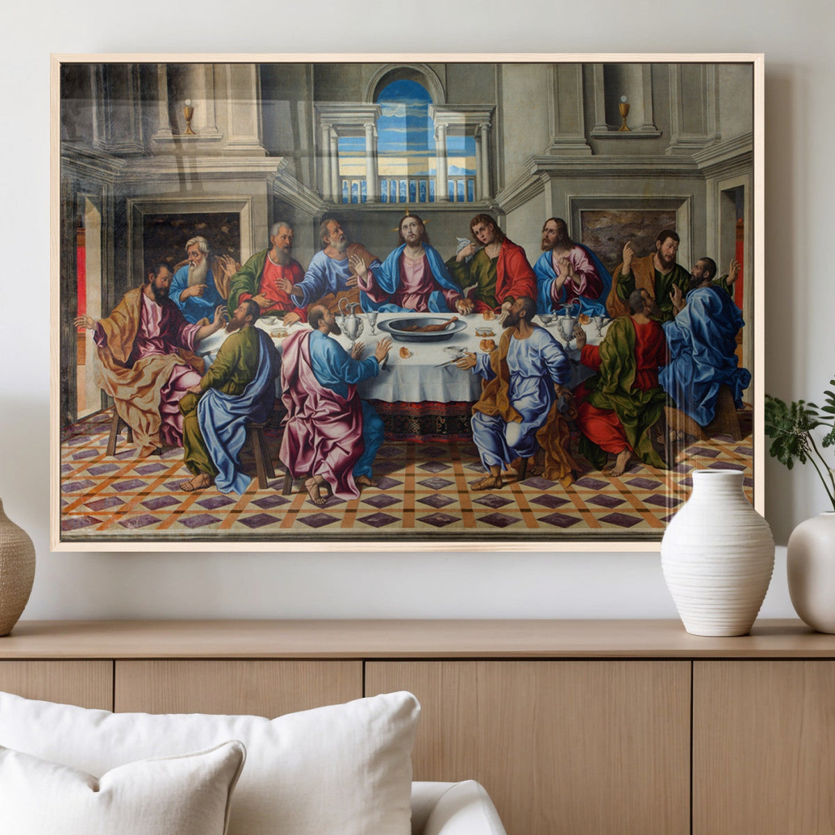 The Last Supper Multi Panel Canvas Wall Art