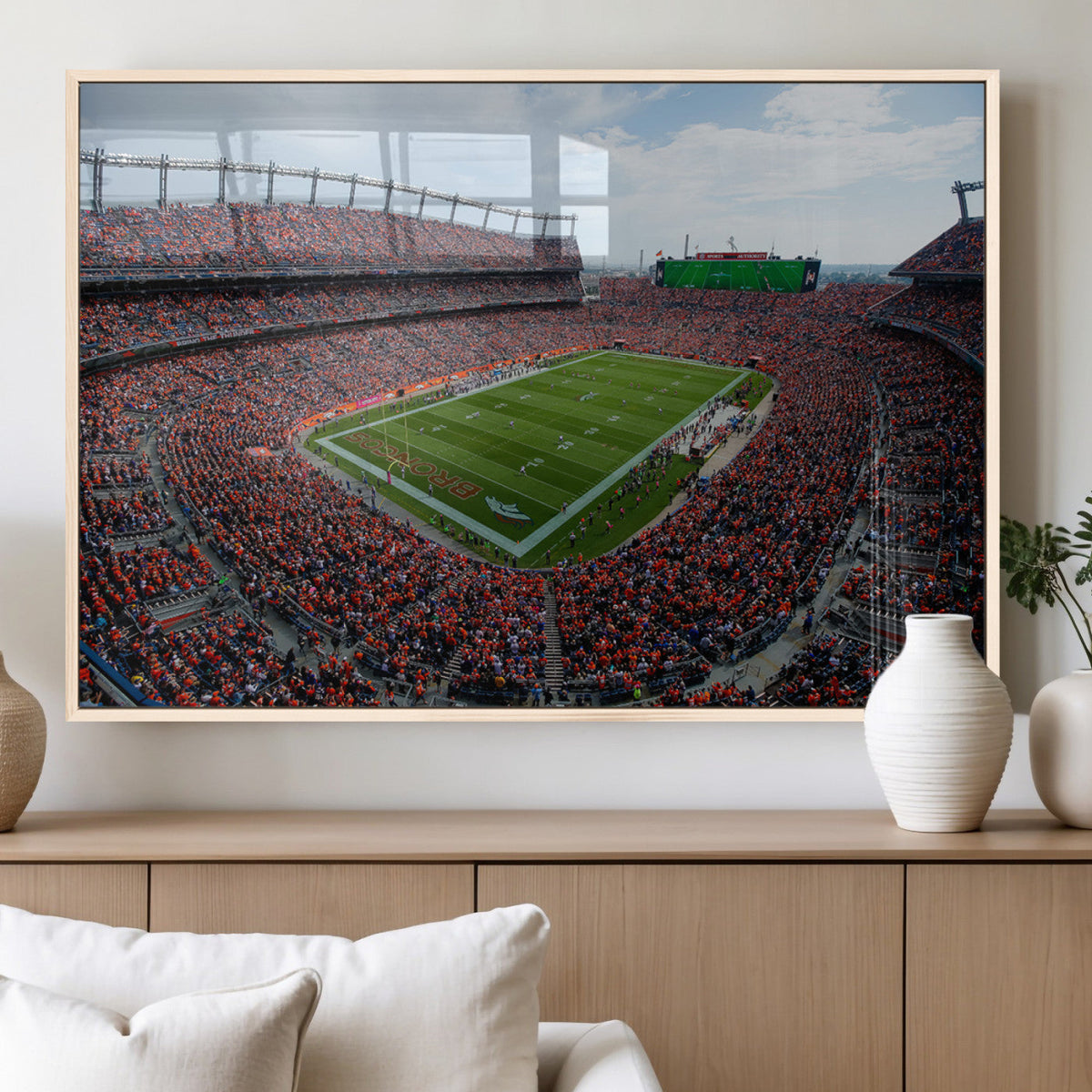 Denver Broncos Football Team Print - Empower Field Mile High