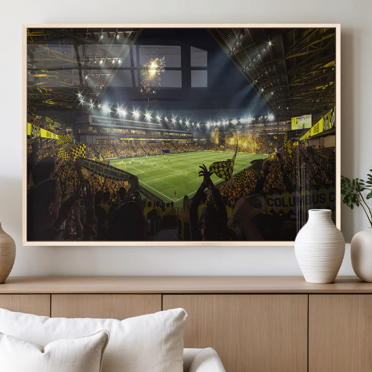 Columbus Crew Soccer Team Print - Columbus Crew Stadium Wall
