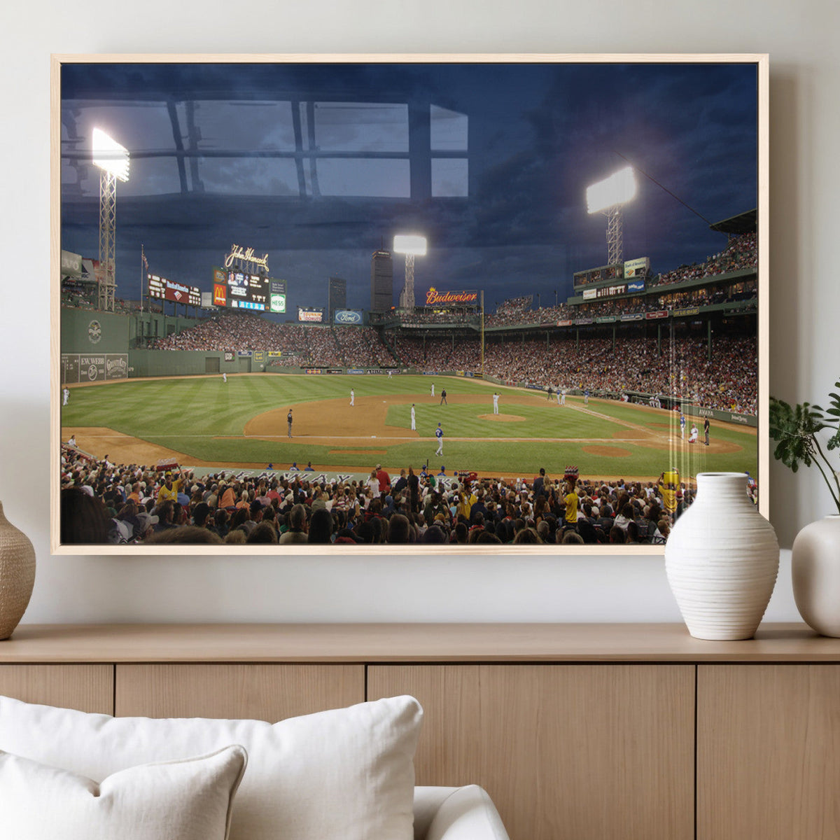 Boston Red Sox Baseball Team Print Canvas - Massachusetts