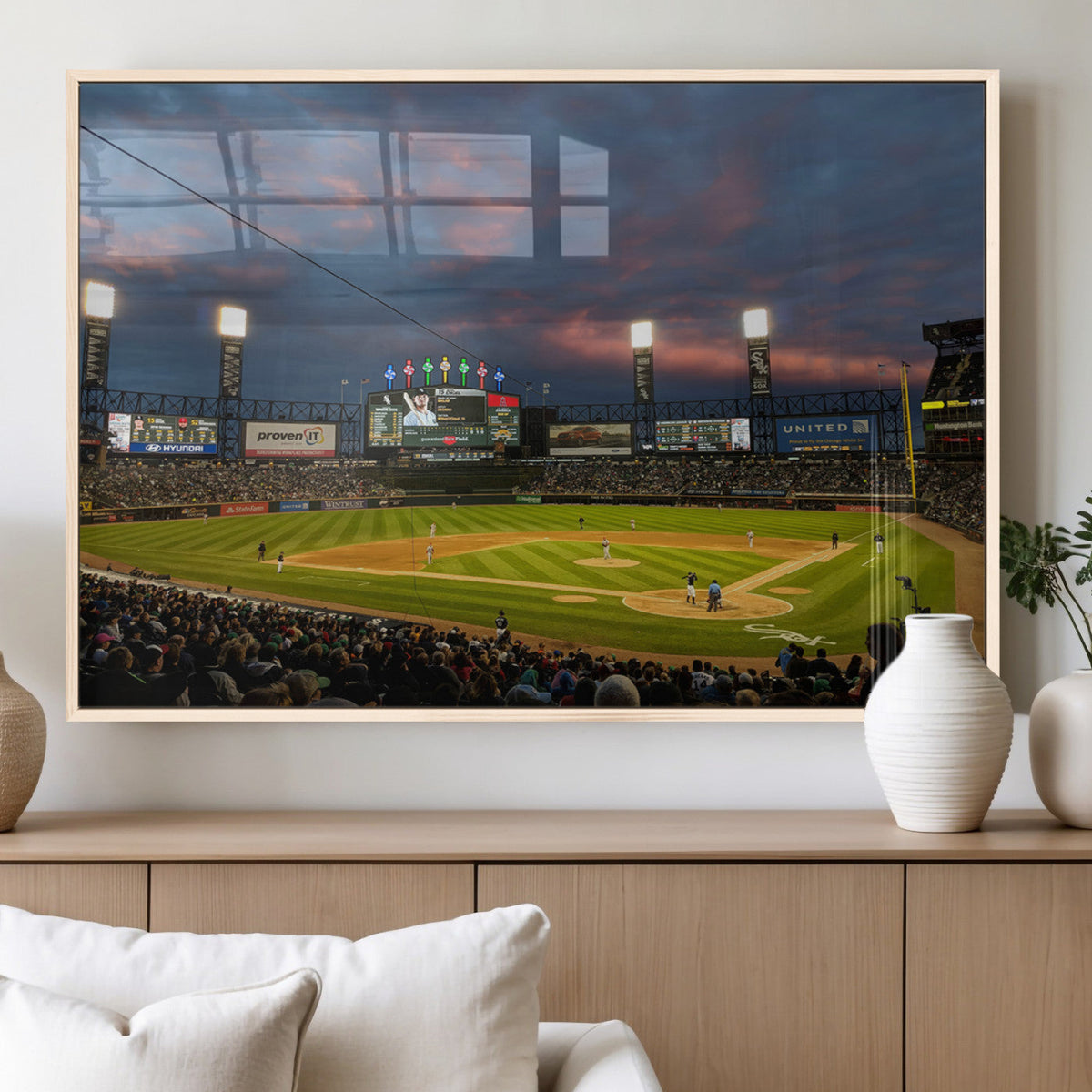 Chicago White Sox Baseball Team Print Canvas- Guaranteed