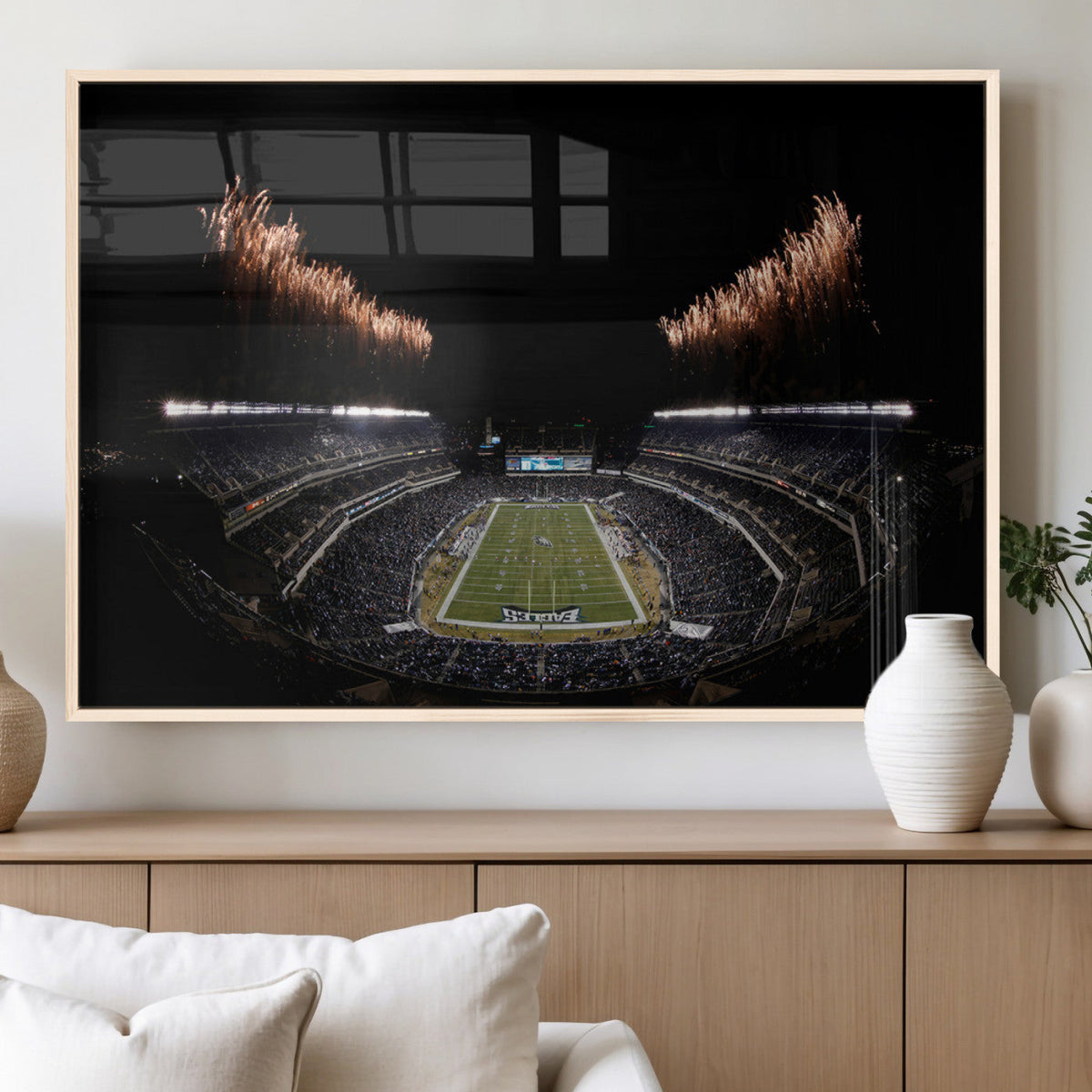 Eagles Field Stadium Wall Art | Philadelphia Eagles Football