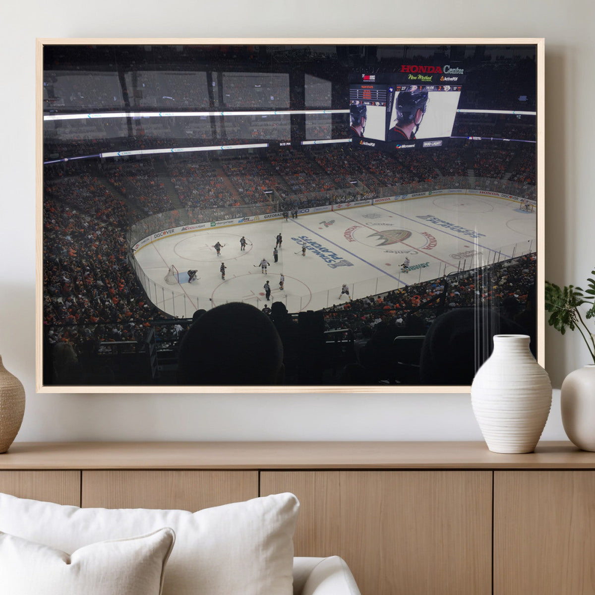 Honda Center California Anaheim Ducks Hockey Stadium Wall