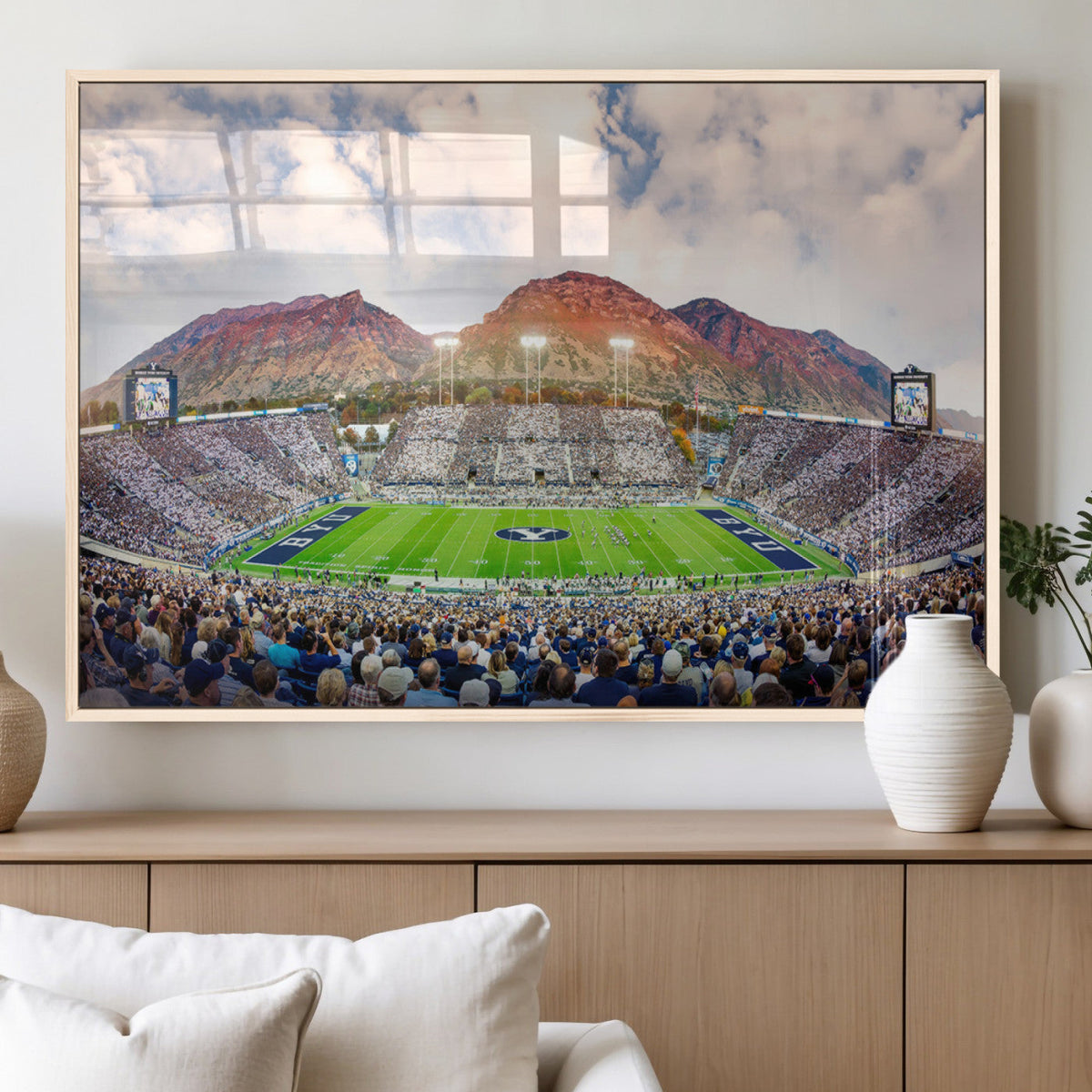 Brigham Young University Cougars Football Team Print - Provo