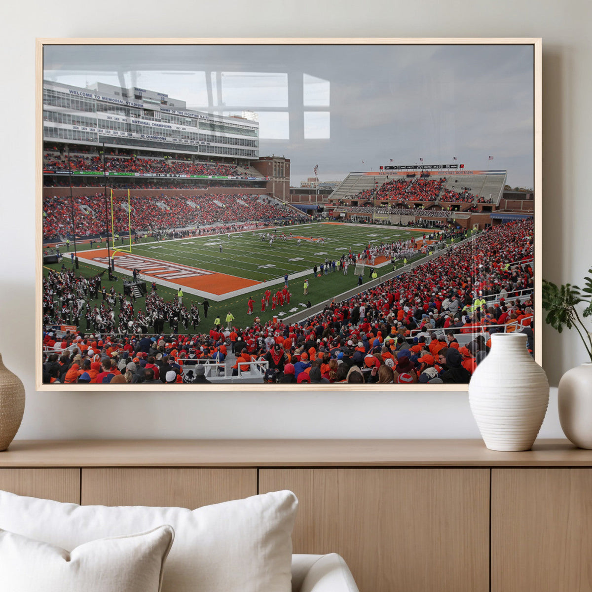 University of Illinois Fighting Illini Football Team Print -