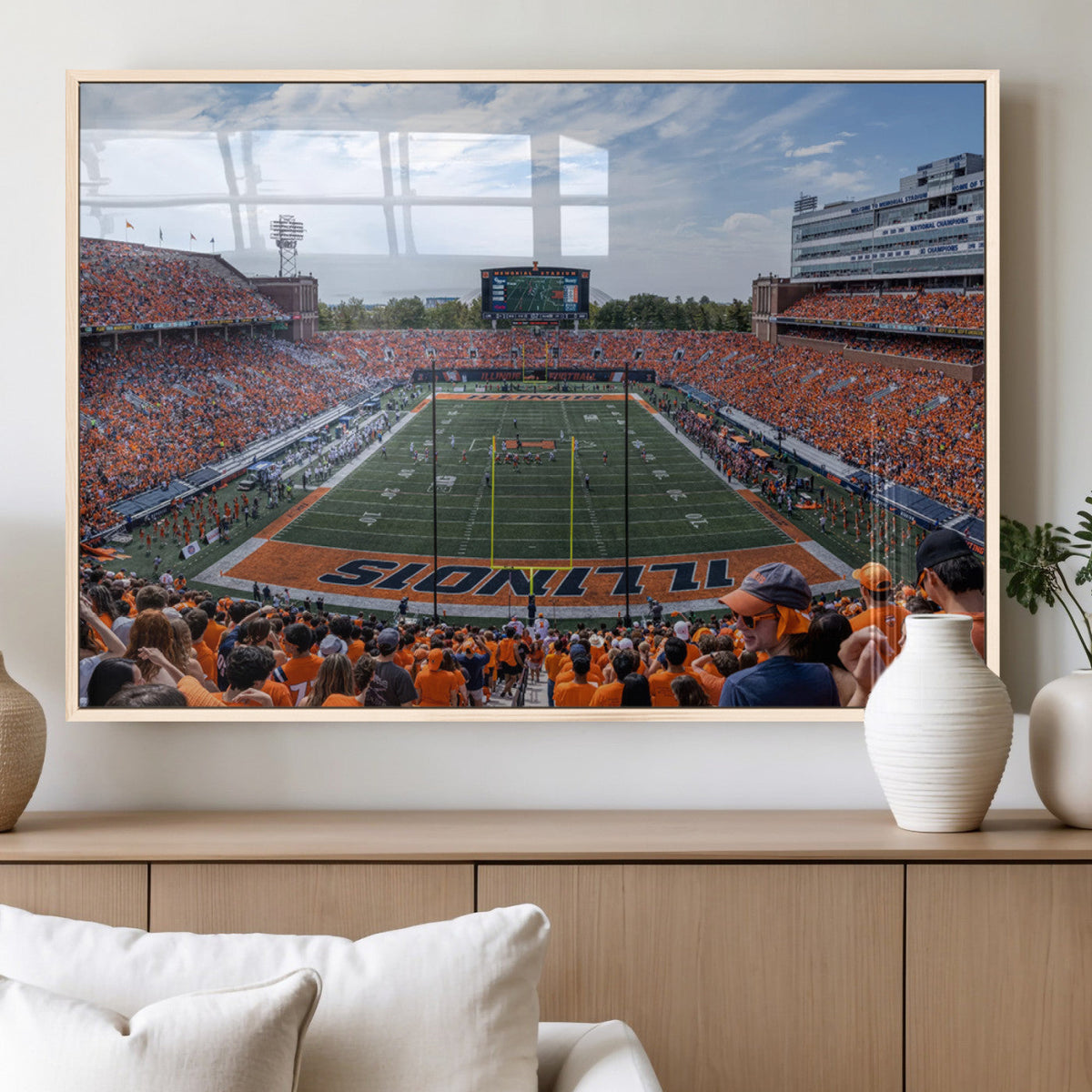 University of Illinois Fighting Illini Football Team Print