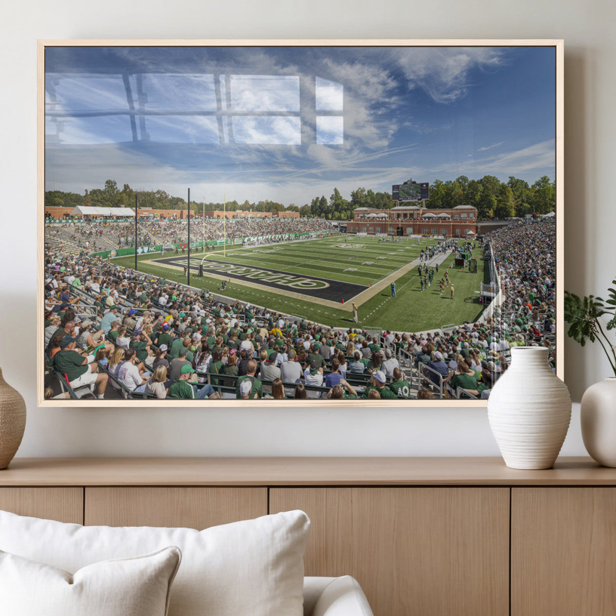 University of Charlotte 49ers Football Team Print -