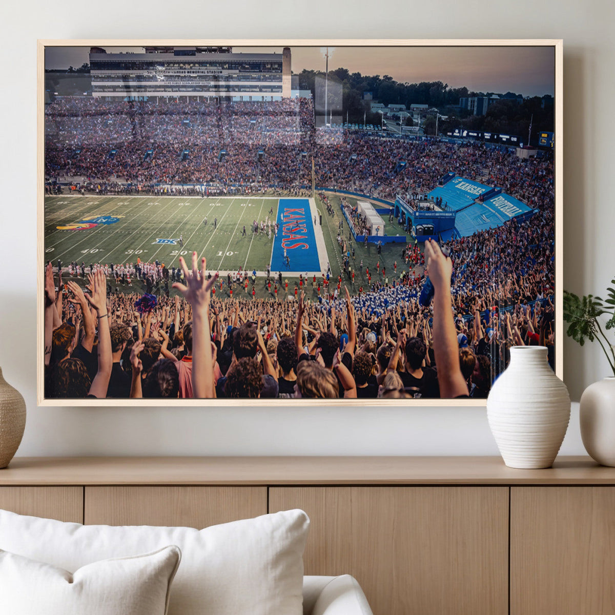 University of Kansas Jayhawks Football Team Art Print -