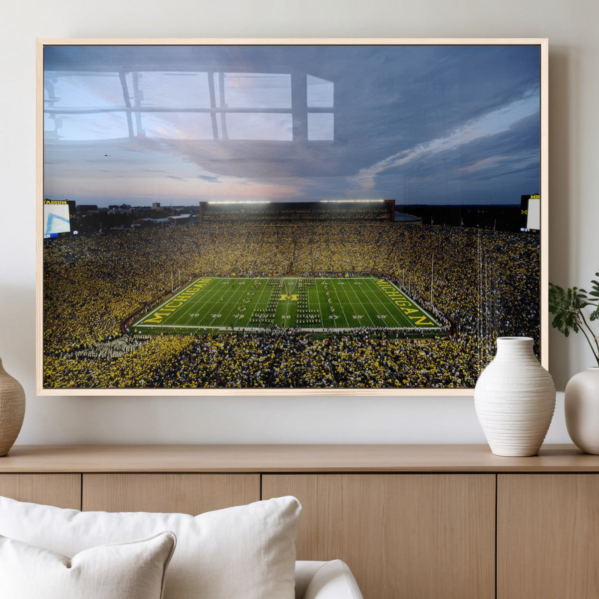 University of Michigan Wolverines Football Team Print - Ann