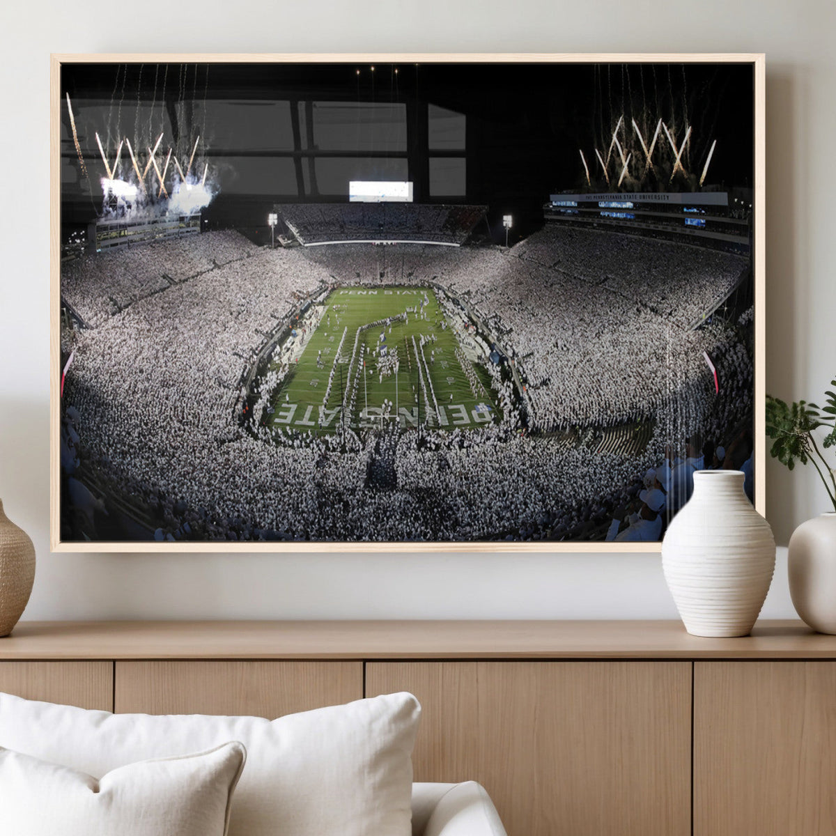 Penn State Beaver Stadium Canvas Wall Art - Nittany Lions