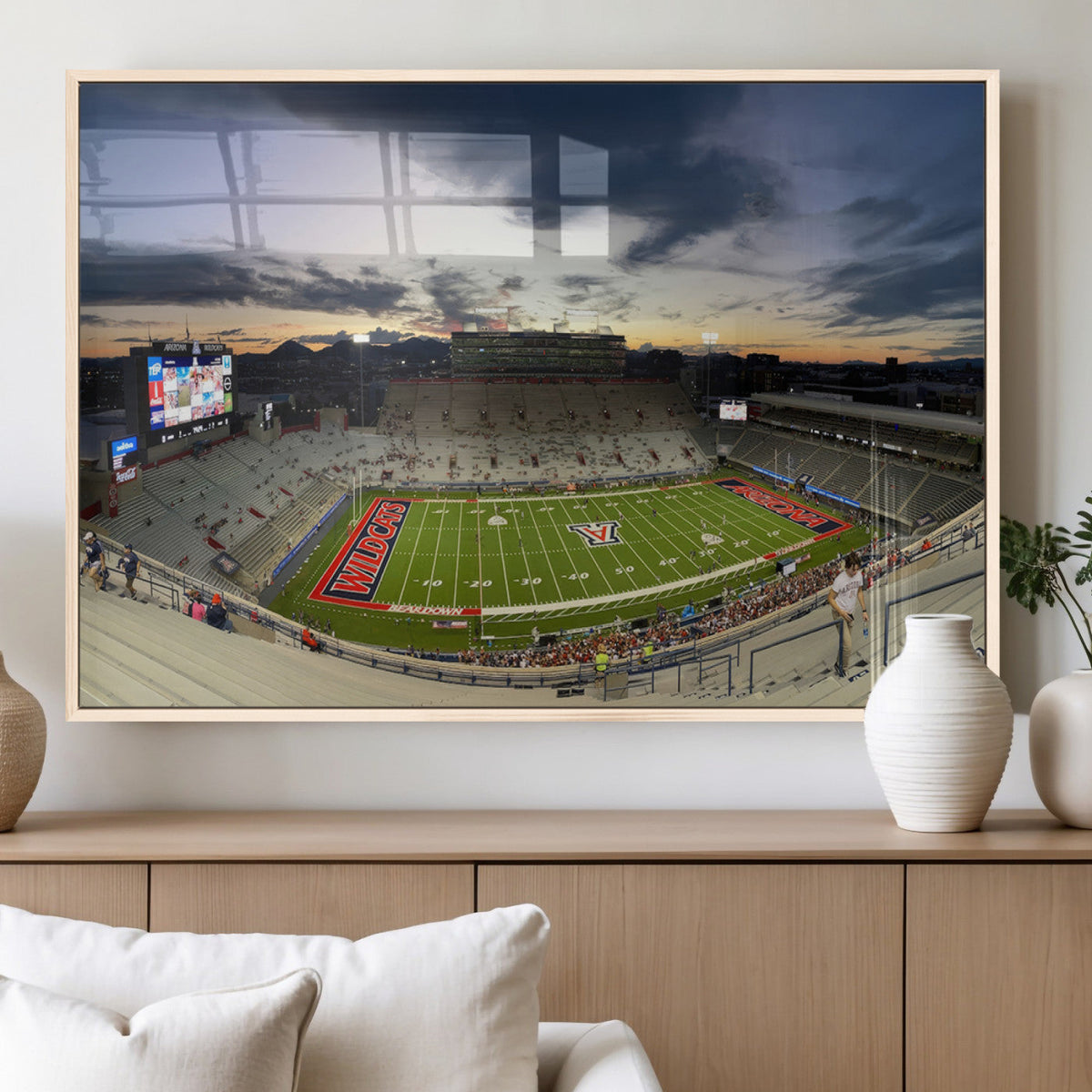Arizona Wildcats Football Team Print - Tucson Arizona