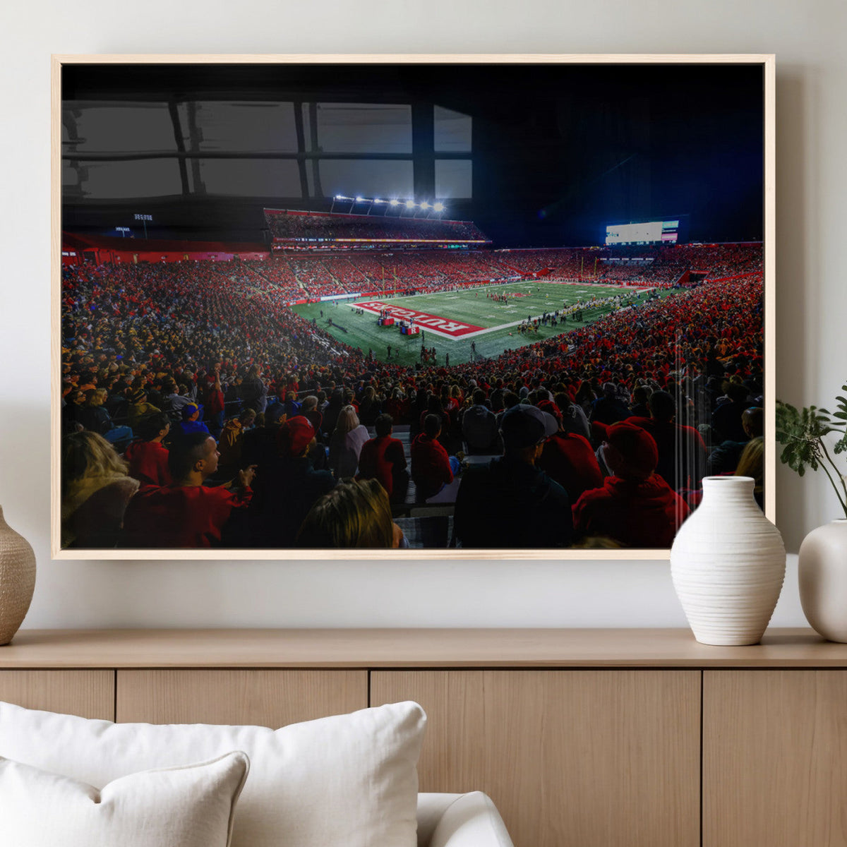Rutgers Scarlet Knights Football Team Print - SHI Stadium,