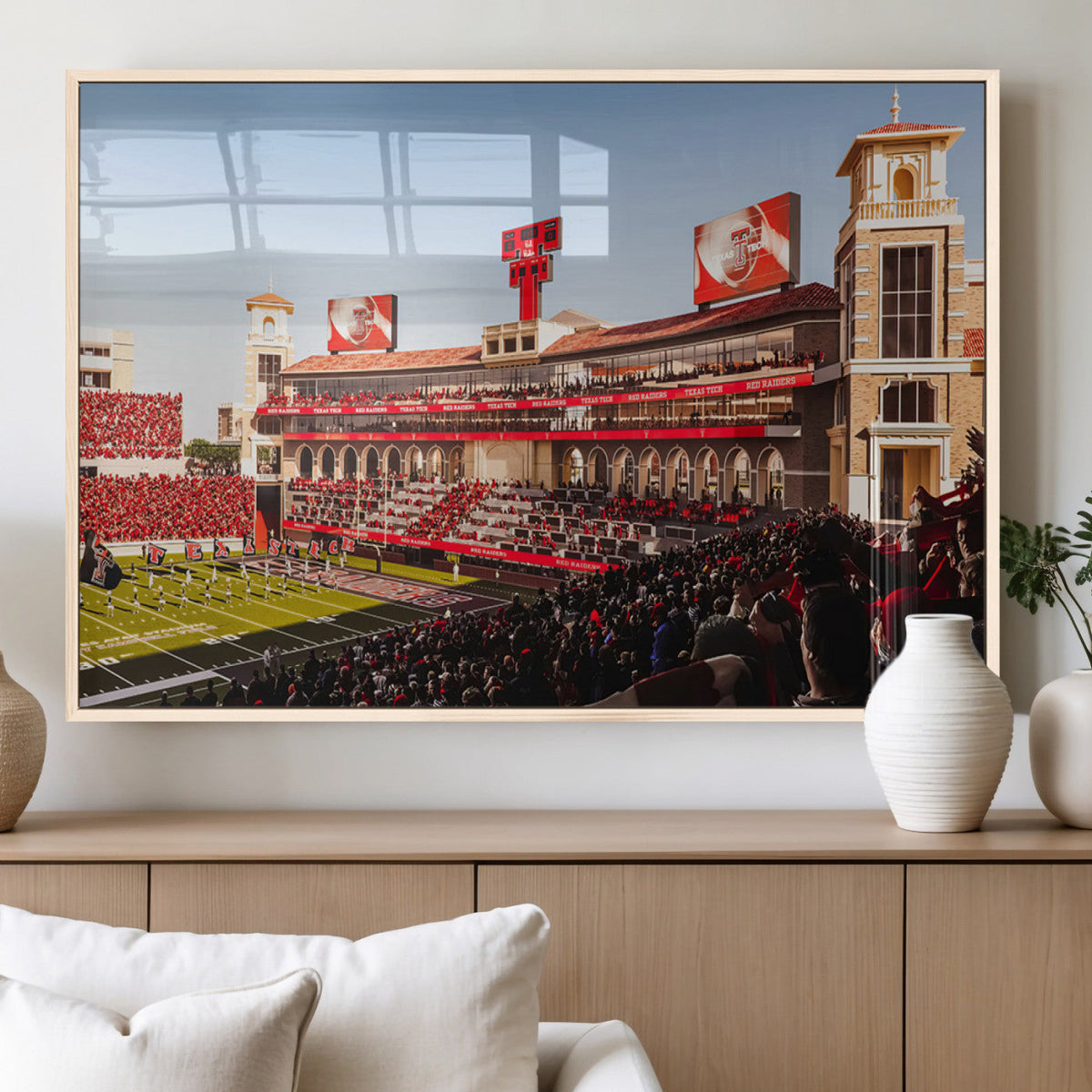 Jones AT&T Stadium Texas Tech Red Raiders Wall Art | Large