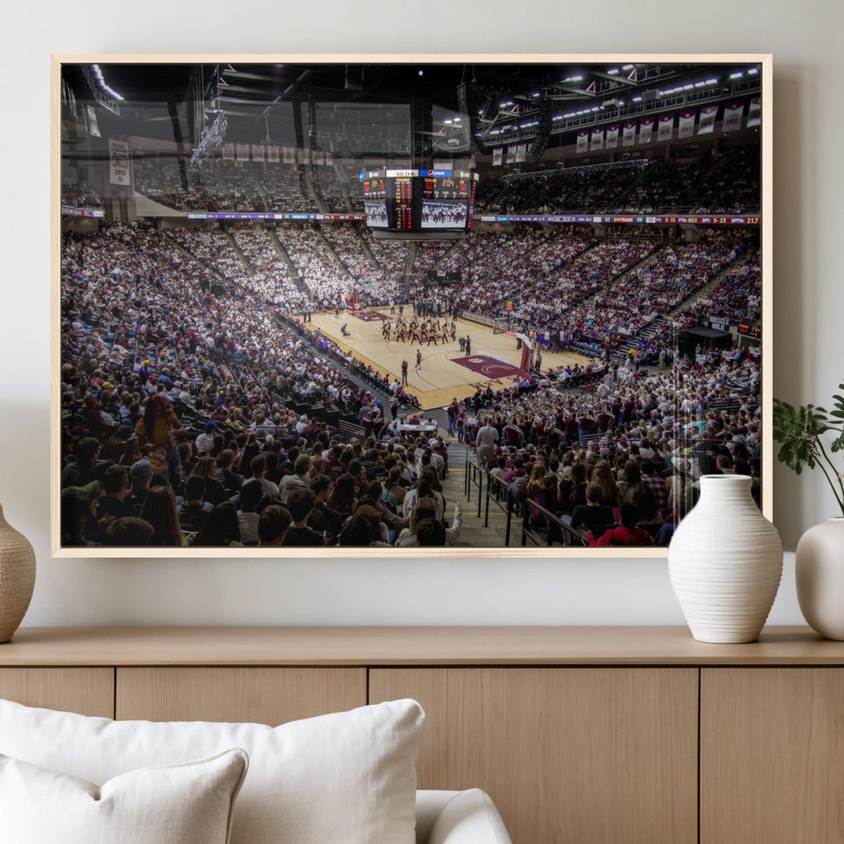 University of Nebraska Cornhuskers Basketball Team Print -