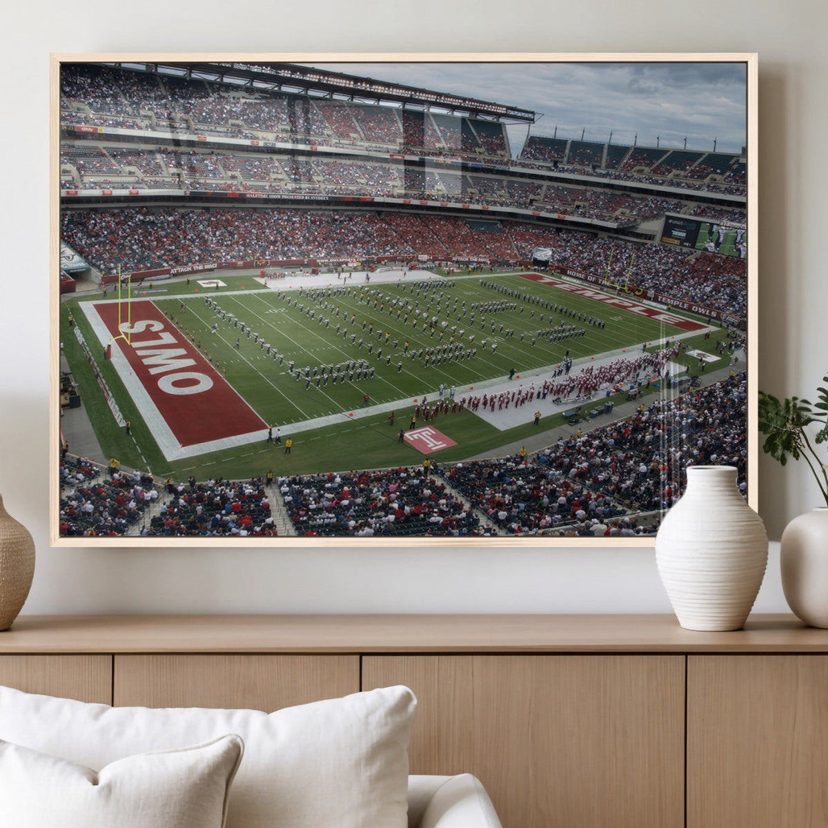 The Temple University Owls Athletics Team Print -