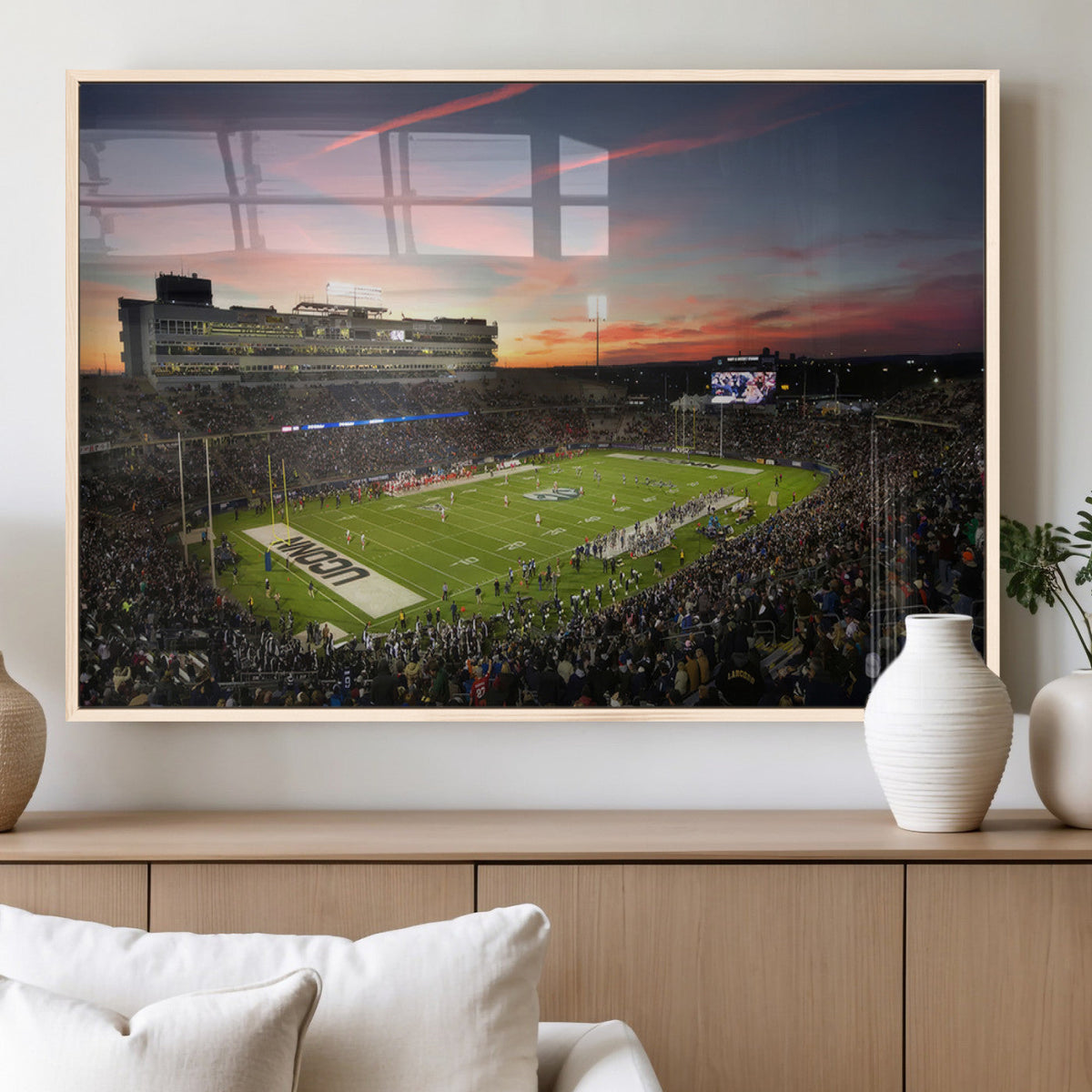 The University of Connecticut UCONN Huskies Football Team