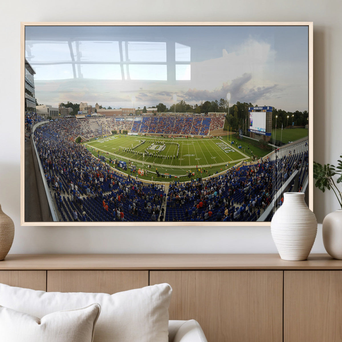 The Duke University Blue Devils Football Team Print - Durham