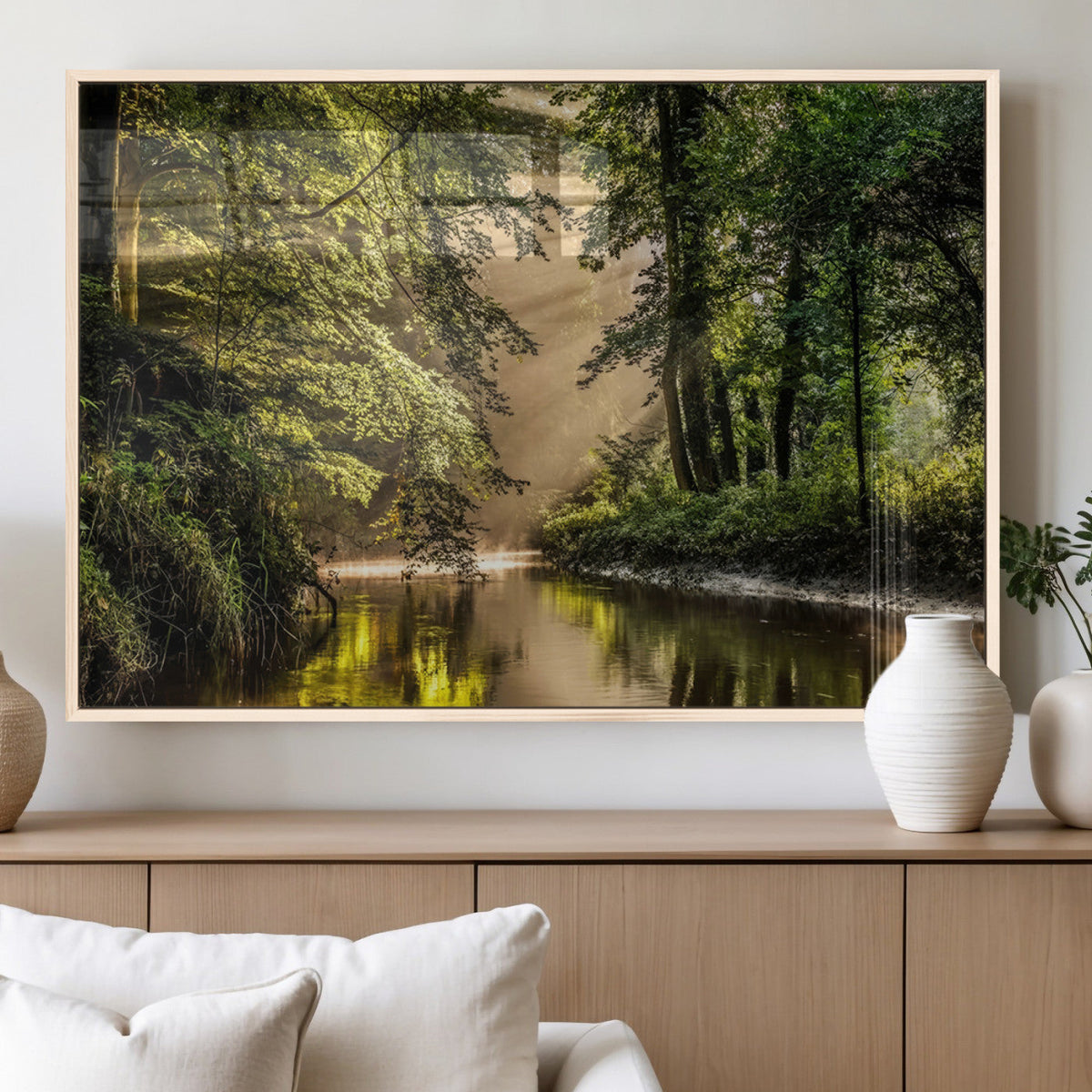 Forest Wall Art Print | River Landscape Wall Art | Perfect