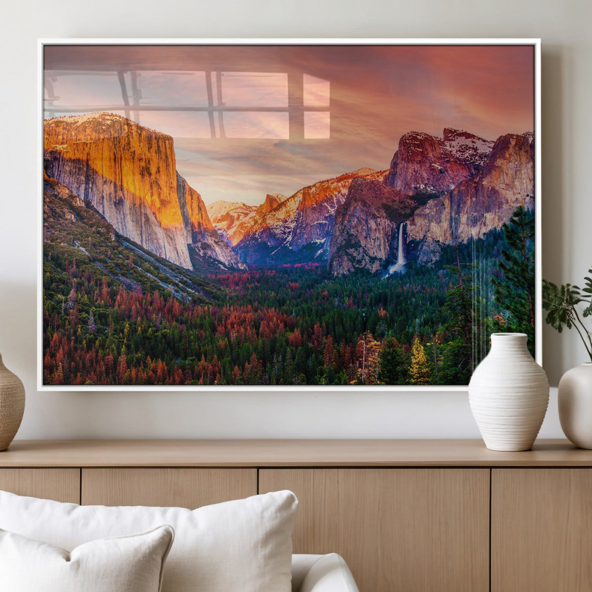Yosemite Nal Park Wall Art Landscape Canvas Print El Capitan