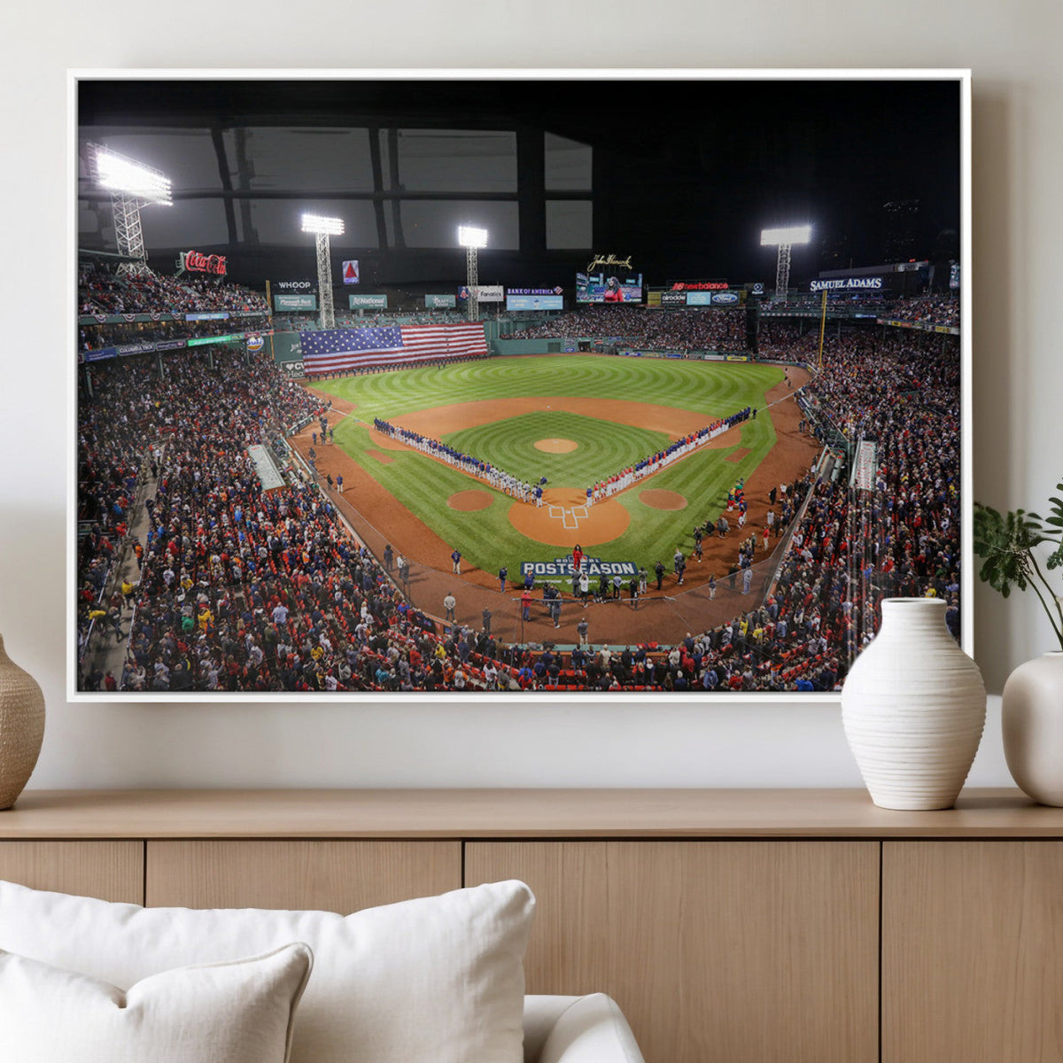 Fenway Park Wall Art Canvas Print | Large Baseball Stadium