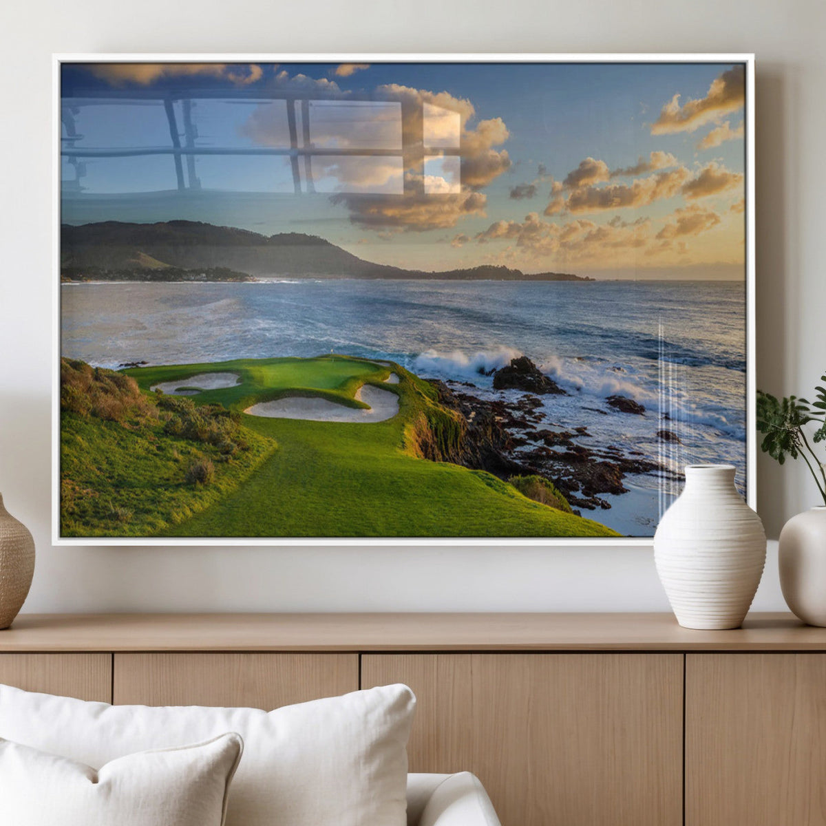 Pebble Beach Golf Links Wall Art Canvas Print – Iconic