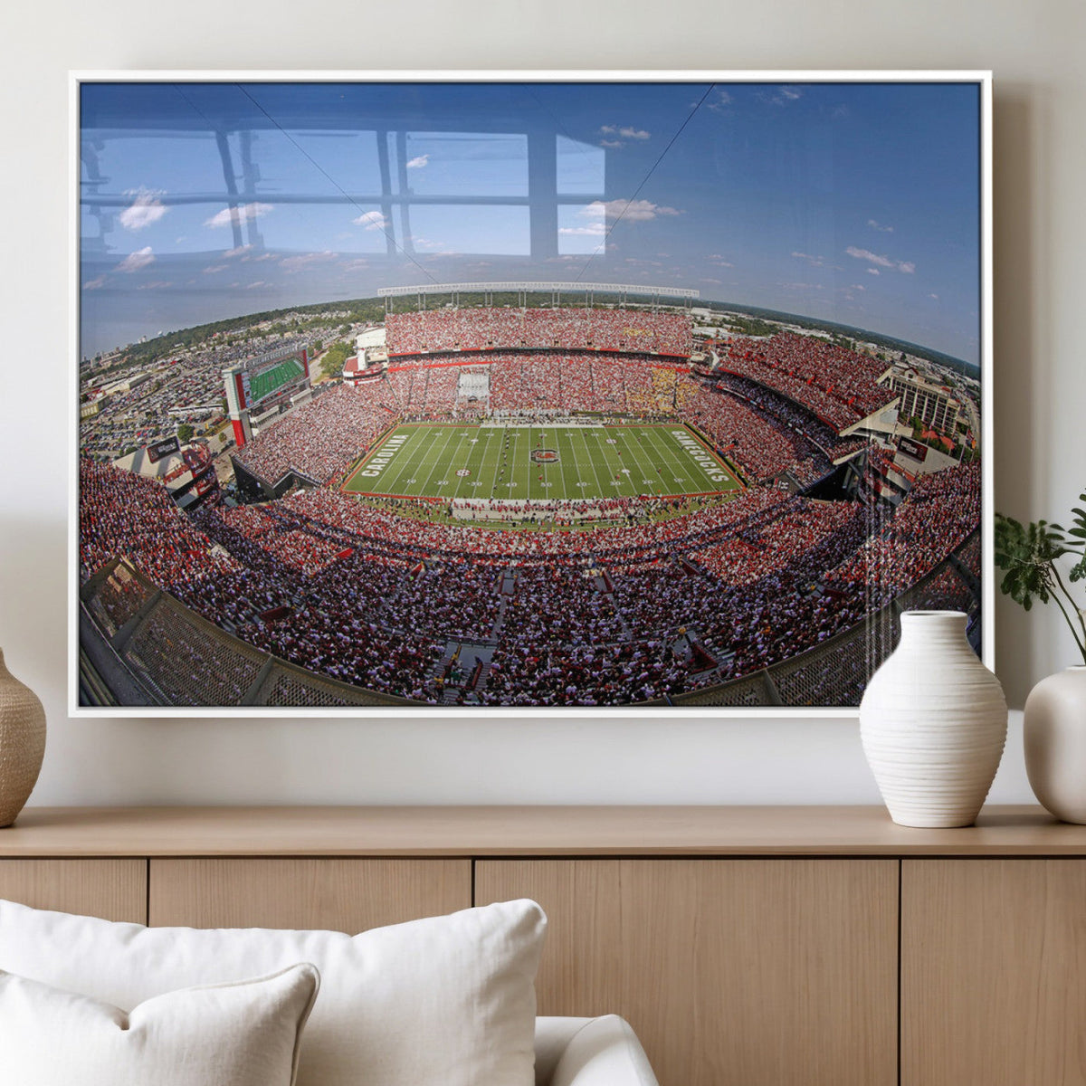 William Brice Stadium Wall Art Canvas Print – Stadium Crowd