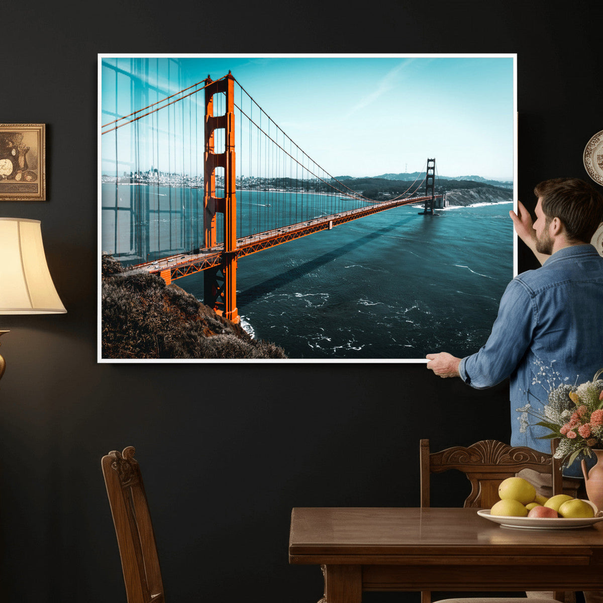 Golden Gate Bridge Wall Art Canvas Print – San Francisco