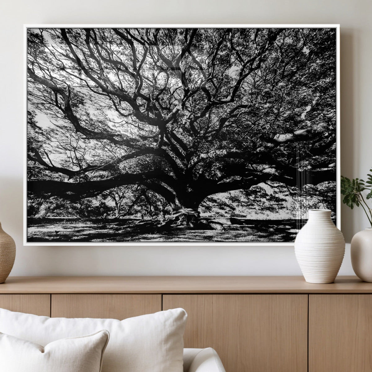 Mighty Angel Oak Wall Art | Angel Oak Tree Art Print