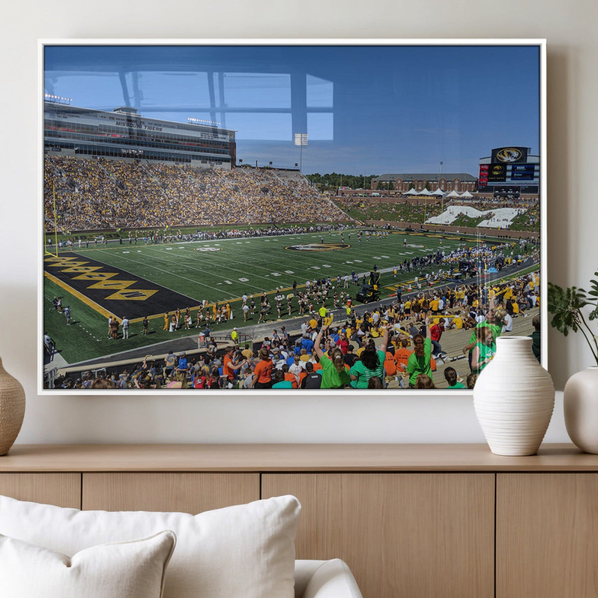 University of Missouri Tigers Football Team Print - Columbia