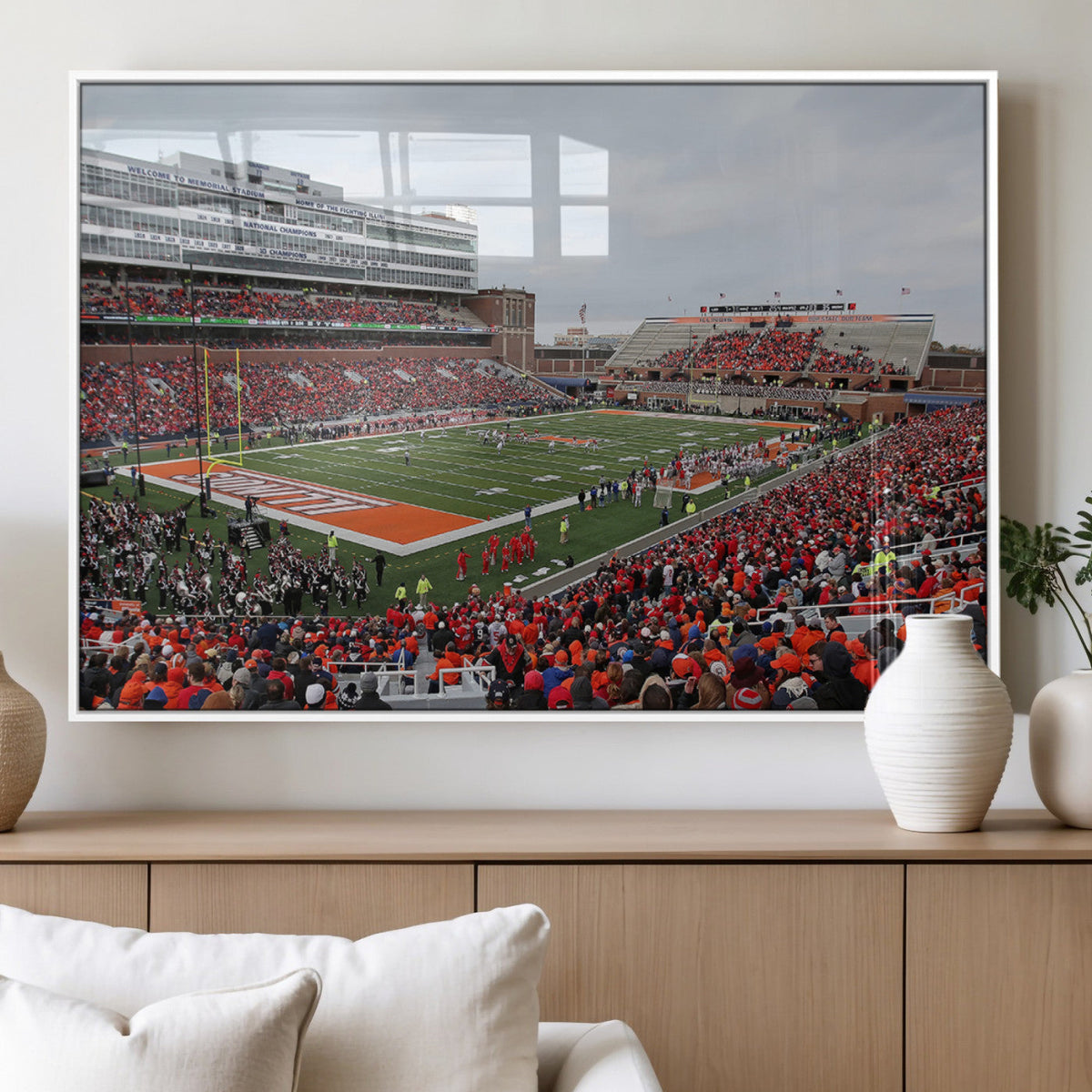 University of Illinois Fighting Illini Football Team Print -