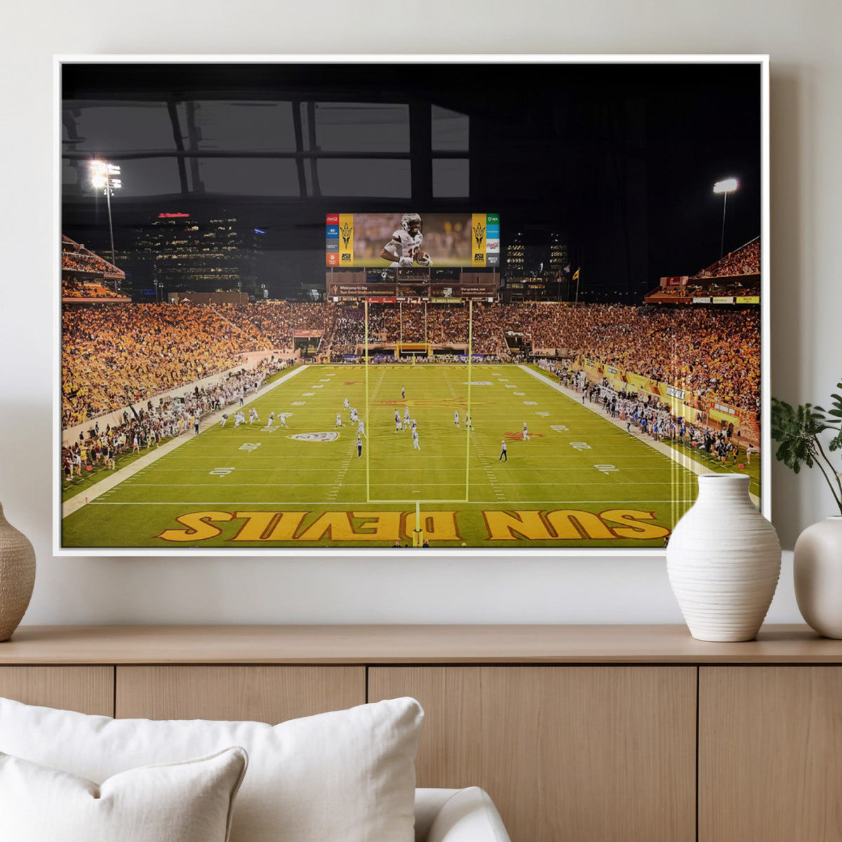 ASU Sun Devils Football Team Print - Phoenix Mountain