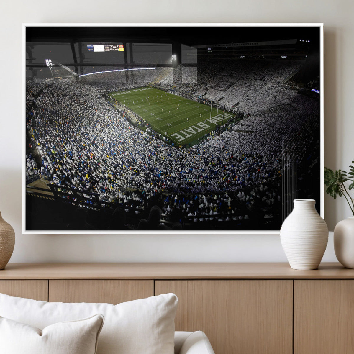 Penn State Football Stadium Wall Art - Beaver Stadium Canvas