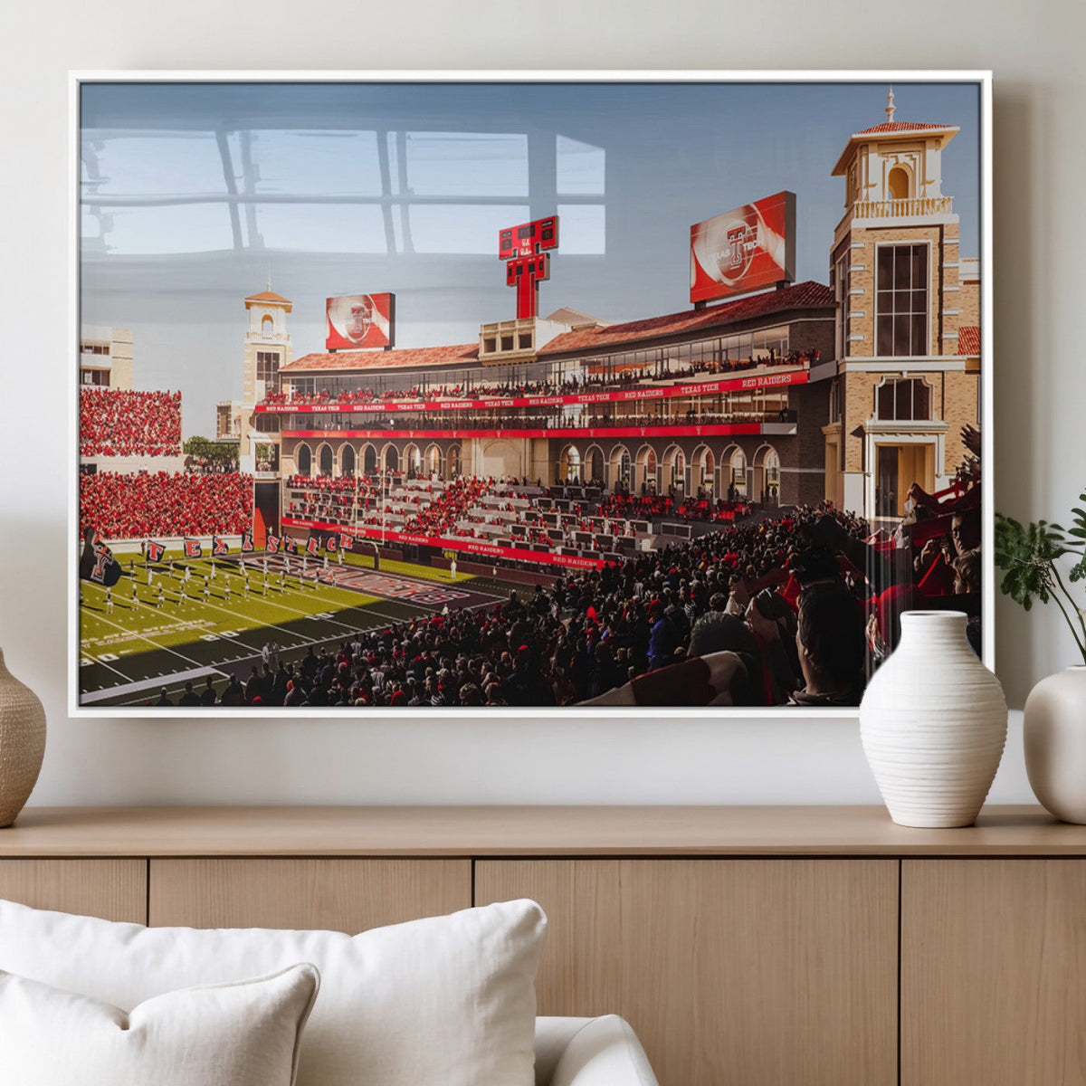 Jones AT&T Stadium Texas Tech Red Raiders Wall Art | Large
