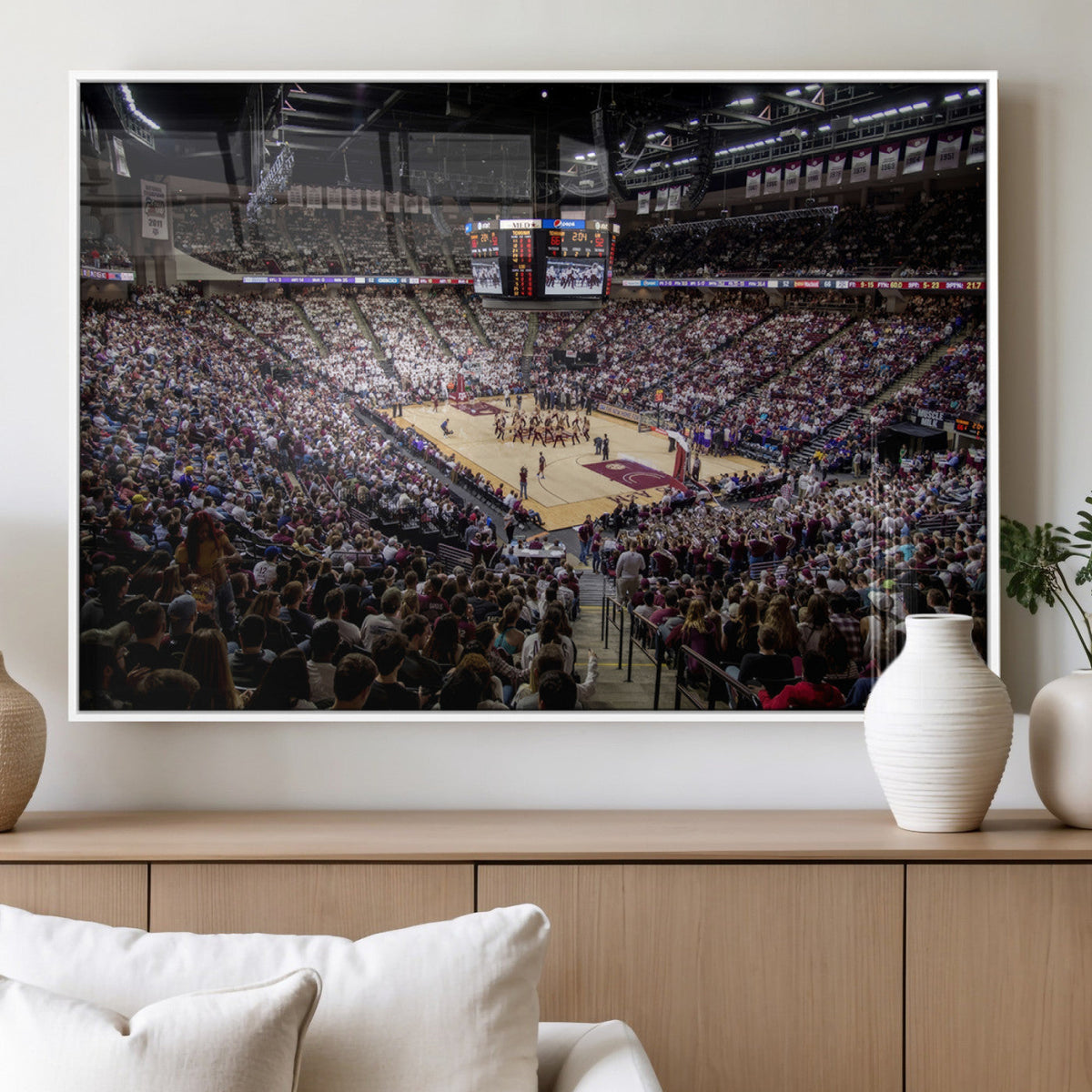 University of Nebraska Cornhuskers Basketball Team Print -